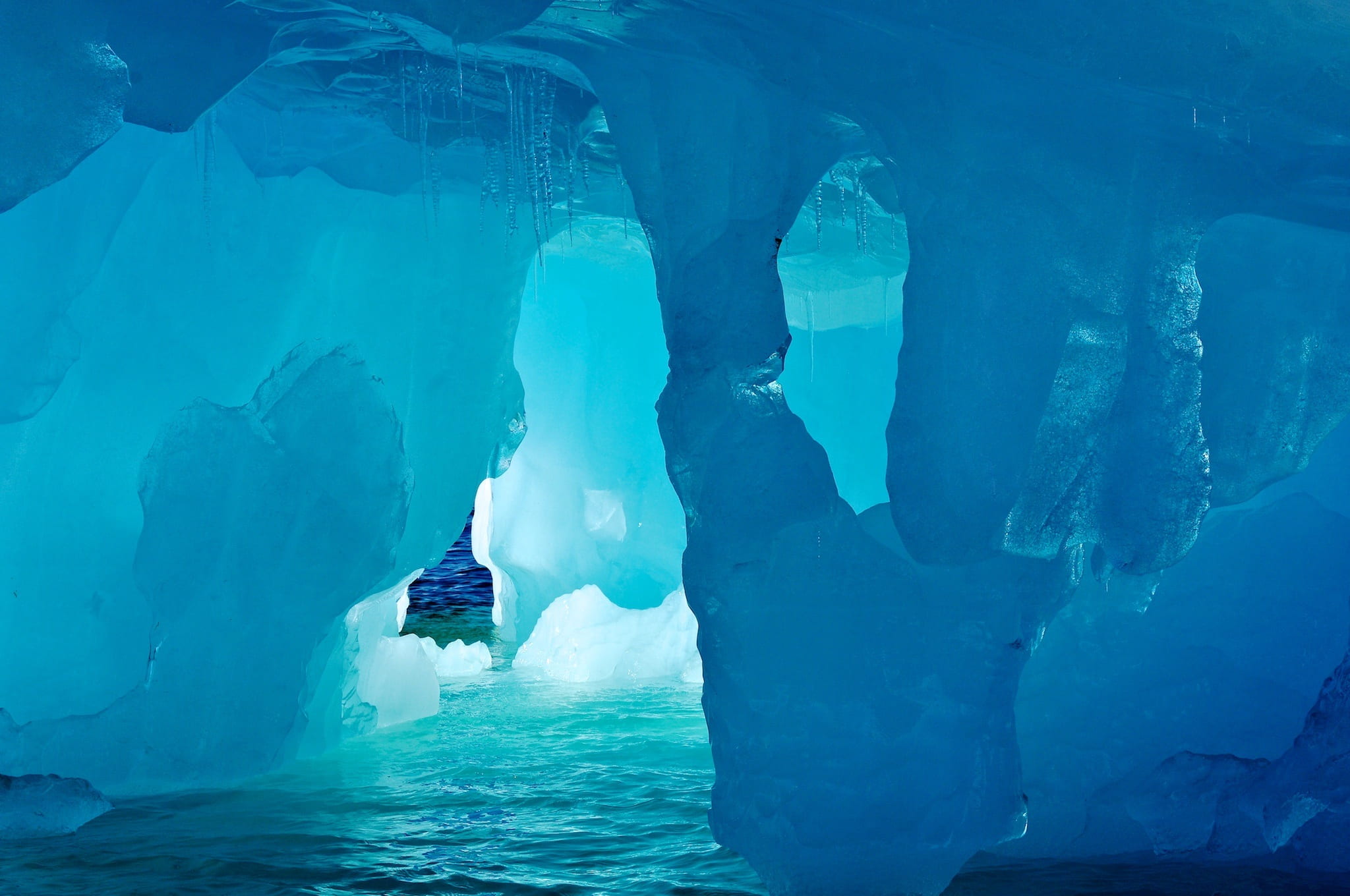 arctic, environment, climate, glacier, day, leisure activity, icy, canyon, polar, underwater, cold temperature, blue, ecology, frozen, scenics - nature, HD Wallpaper
