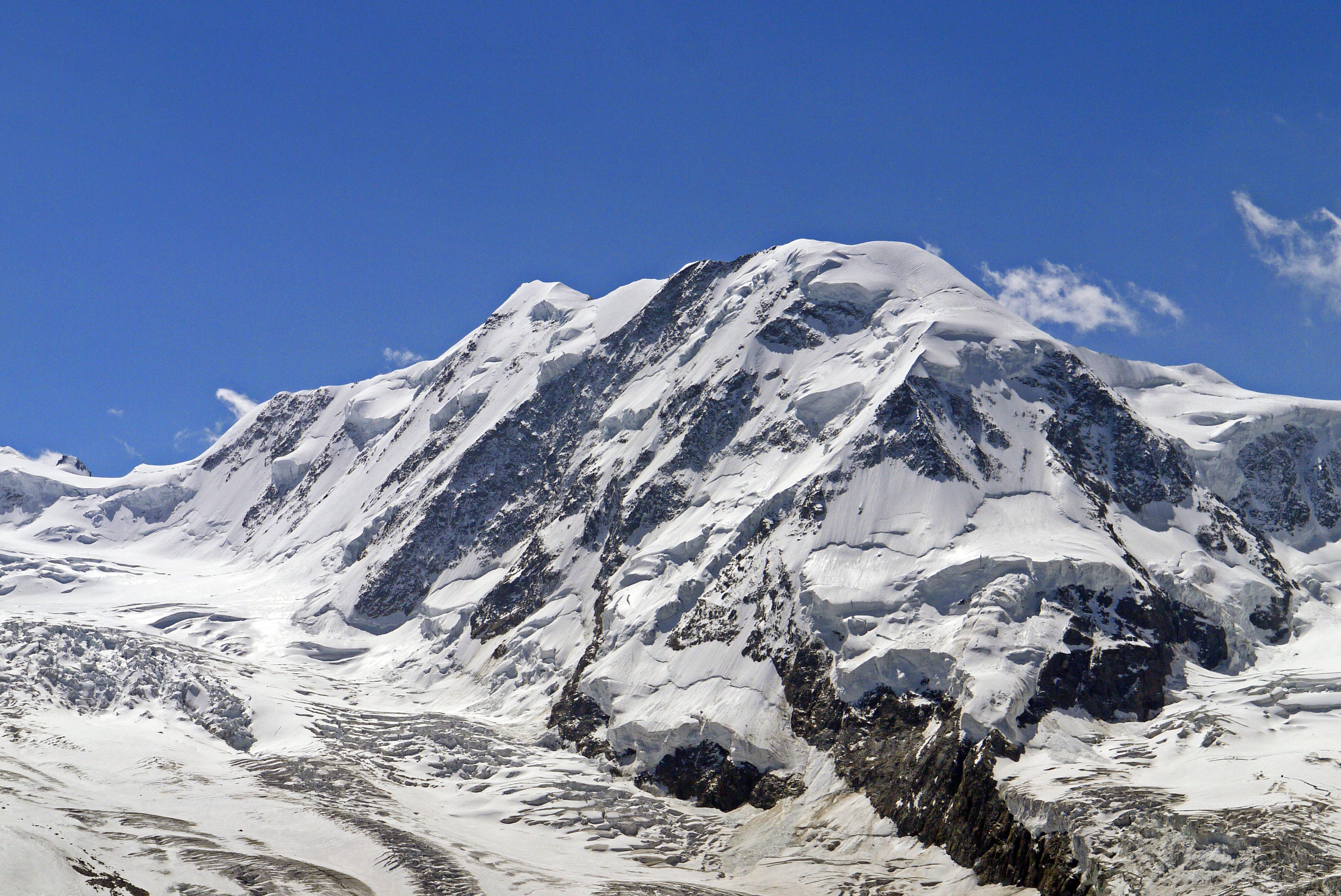 cold temperature, day, extreme weather, winter, mountain, nature, high alps, 4164 meters, sky, tranquil scene, no people, snow, landscape, border italy, HD Wallpaper