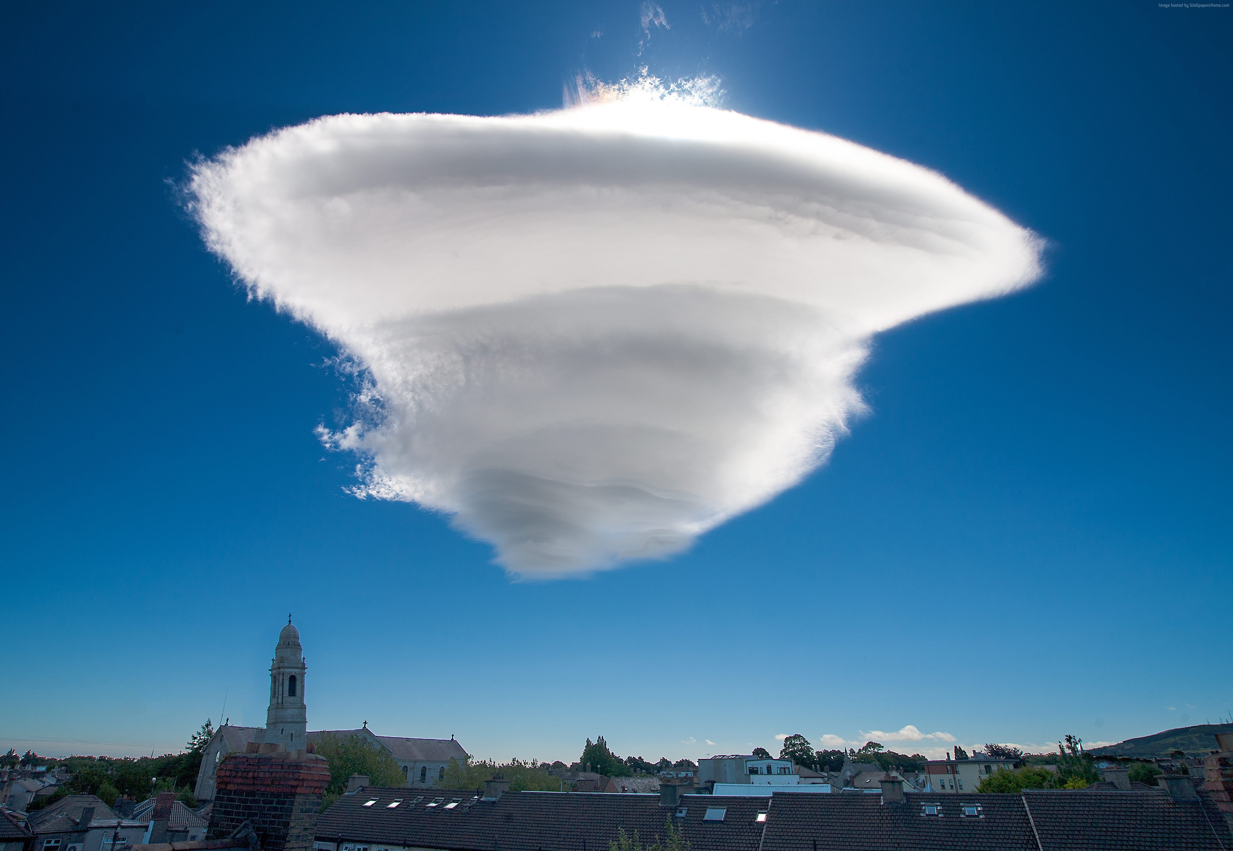 4K, 5k, cloud, Lenticular cloud, sky, 4k, HD Wallpaper