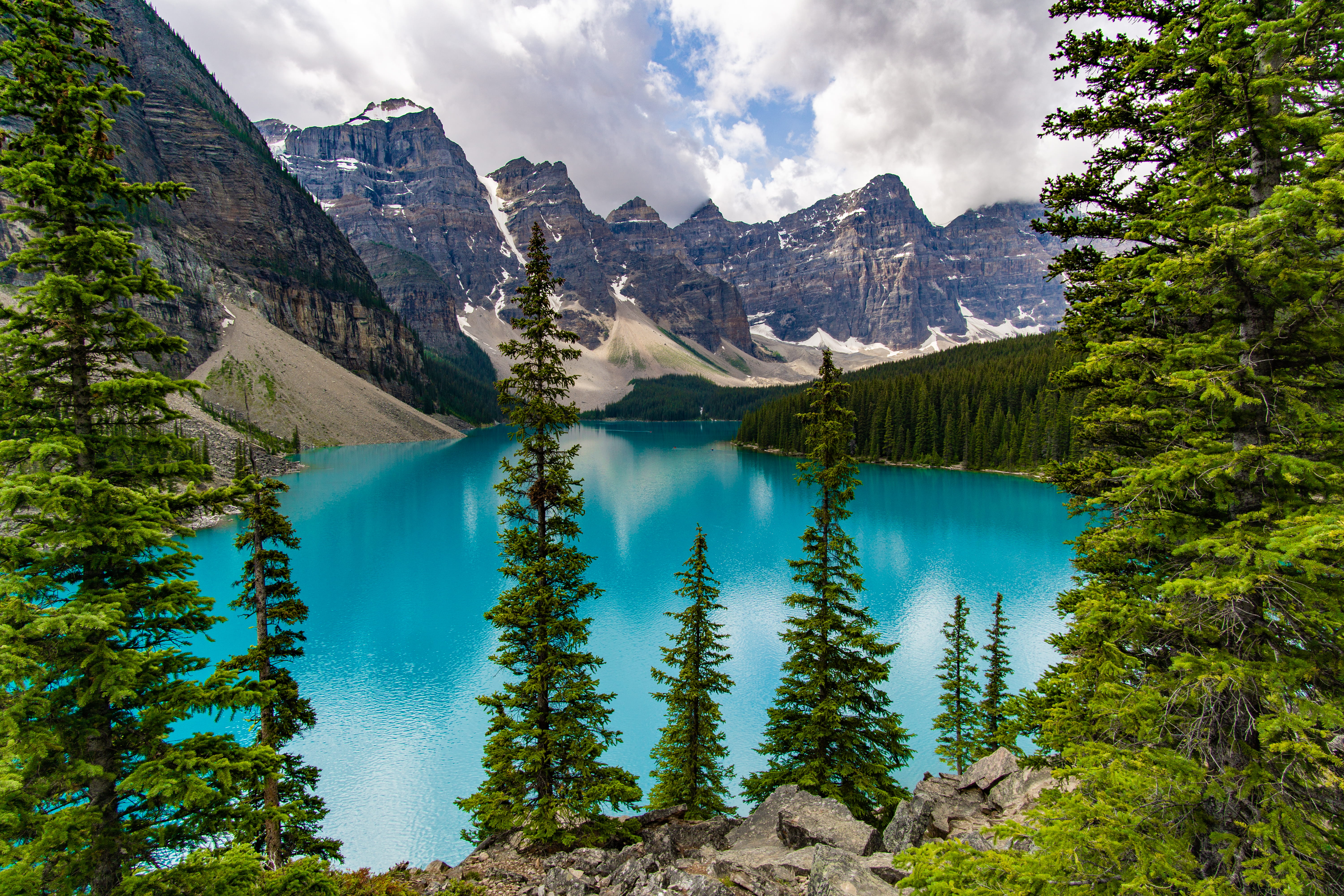 extreme Terrain, green Color, reflection, summit, lakeside, forest, wilderness Area, water, lake, summer, autumn, rock - Object, spring, travel, HD Wallpaper