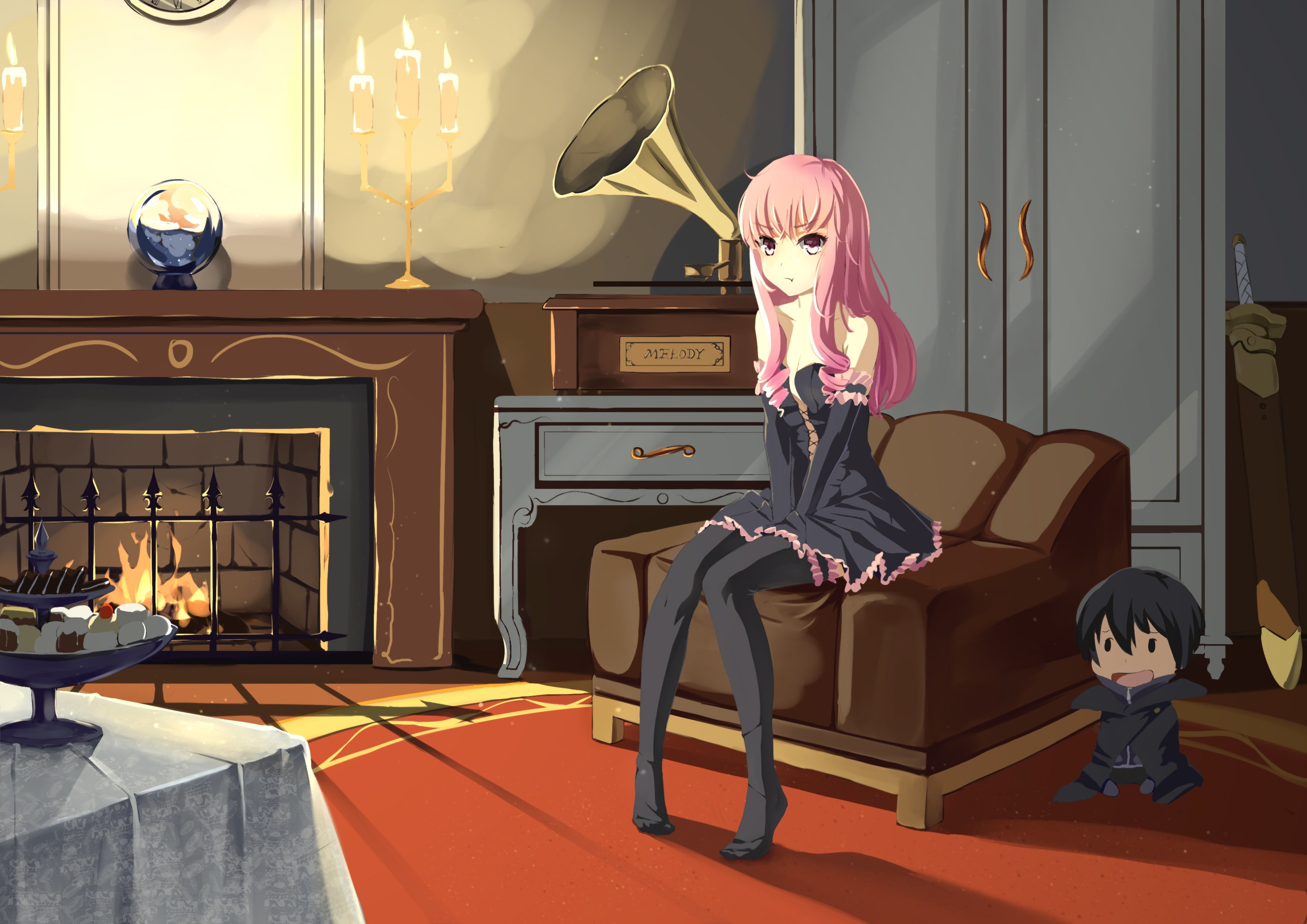 one person, illuminated, real people, indoors, representation, human representation, young women, clothing, long hair, beautiful woman, women, 2K, Zero no Tsukaima, HD Wallpaper