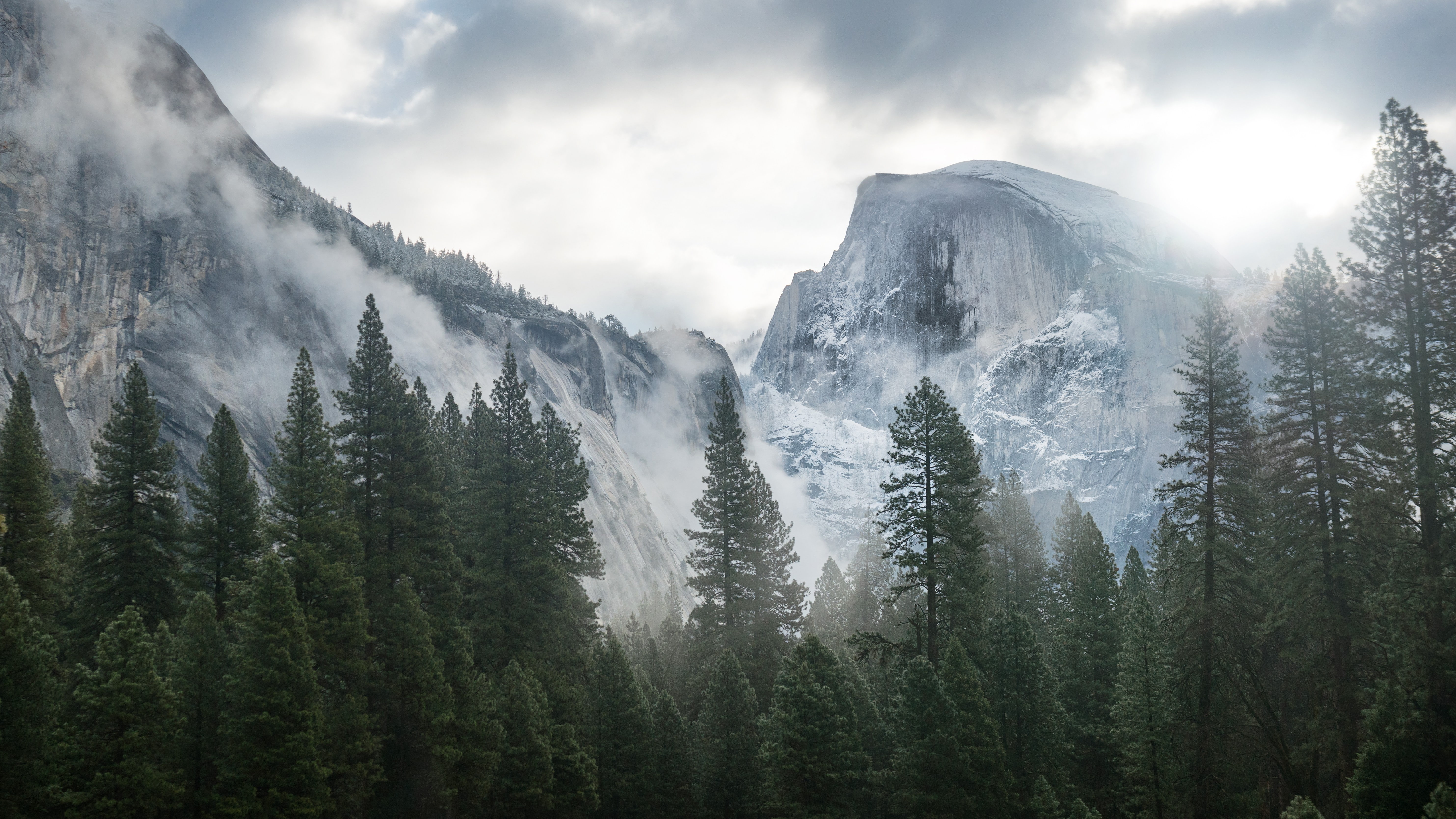 nature, Yosemite National Park, landscape, 5K, HD Wallpaper