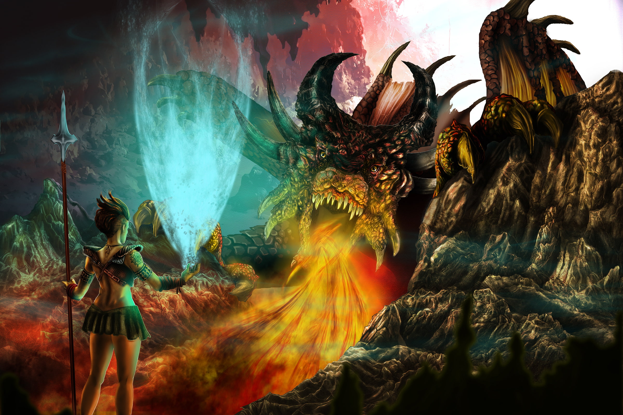 fantasy, Magic, warrior, 1080P, Fore, Drogon, HD Wallpaper