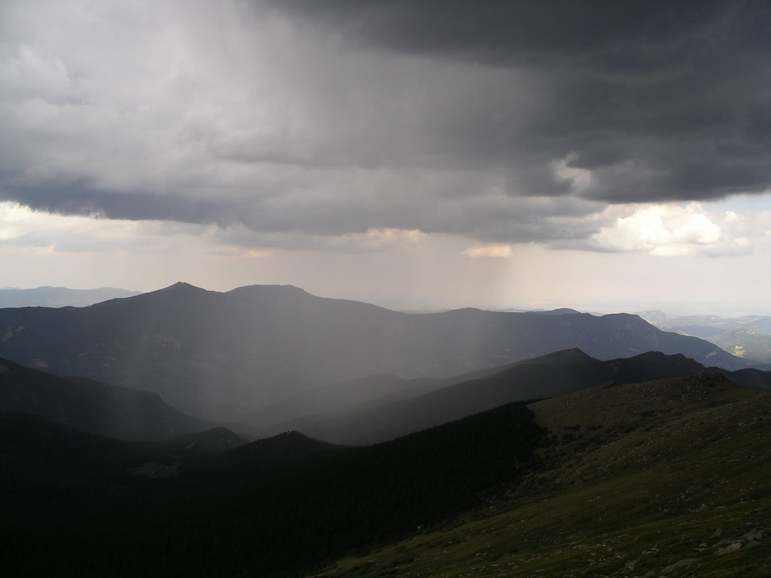 scenery, Mountains, dramatic sky, scenics - nature, 2K, nature, cloud - Sky, scenic, mountain, Colorado, range, overcast, rocky mountains, landscape, tranquil scene, HD Wallpaper