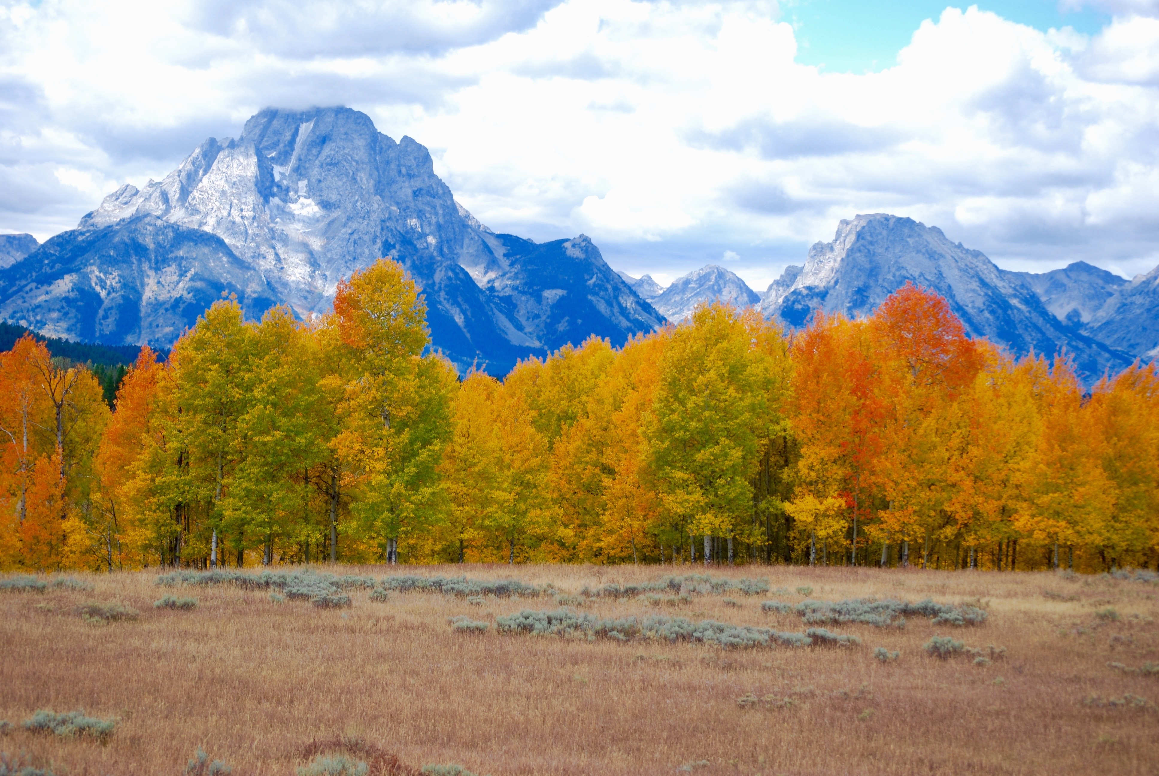 non-urban scene, rocky, tree, landscape, day, fall, sky, clouds, plant, mountain range, no people, scenics - nature, environment, mountain, snow, tranquility, HD Wallpaper