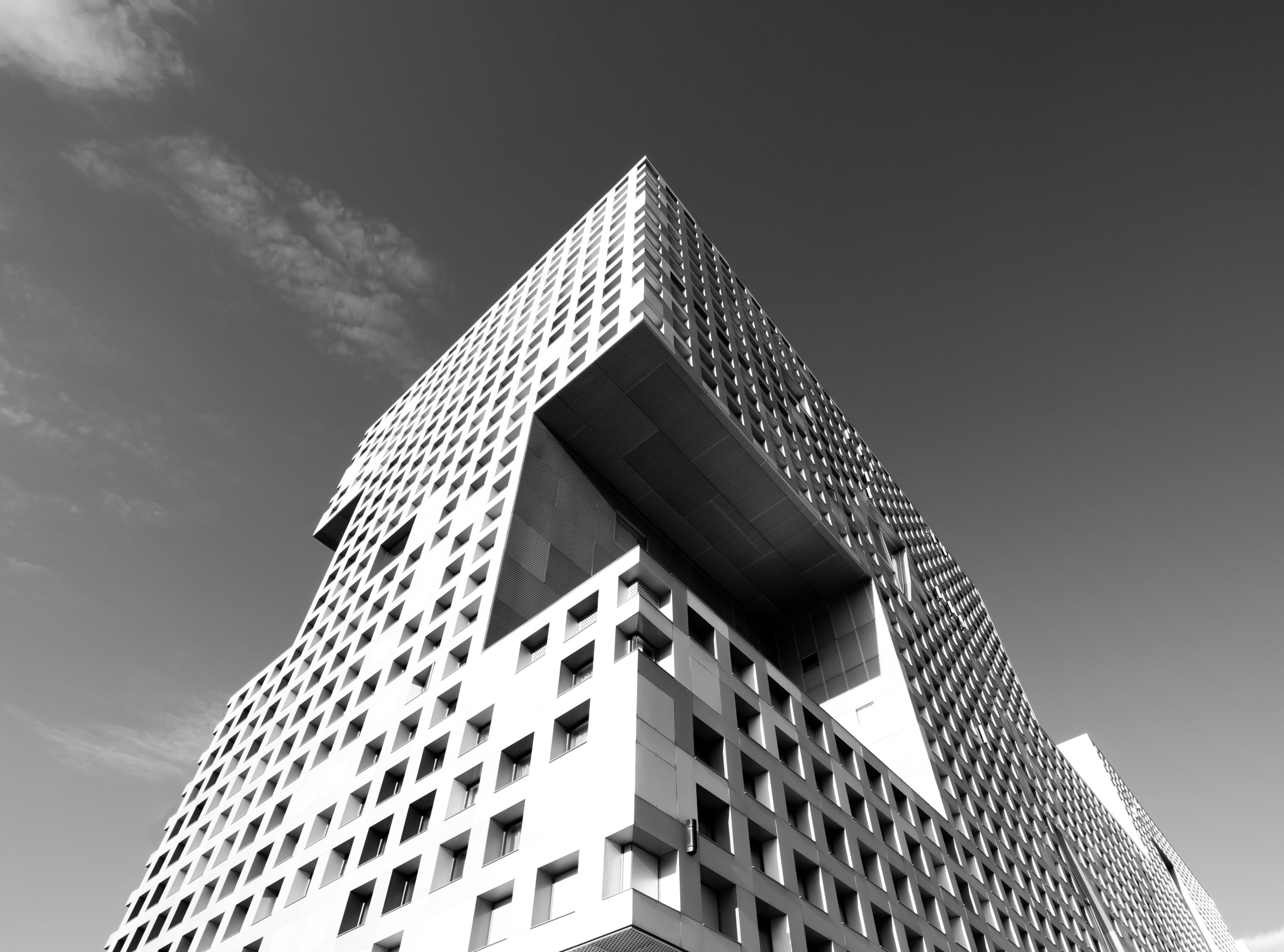 modern, Beantown, concrete, massachusetts institute of technology, building exterior, tower, Massachusetts, window, clear sky, tall - high, rise, sky, Architecture, HD Wallpaper