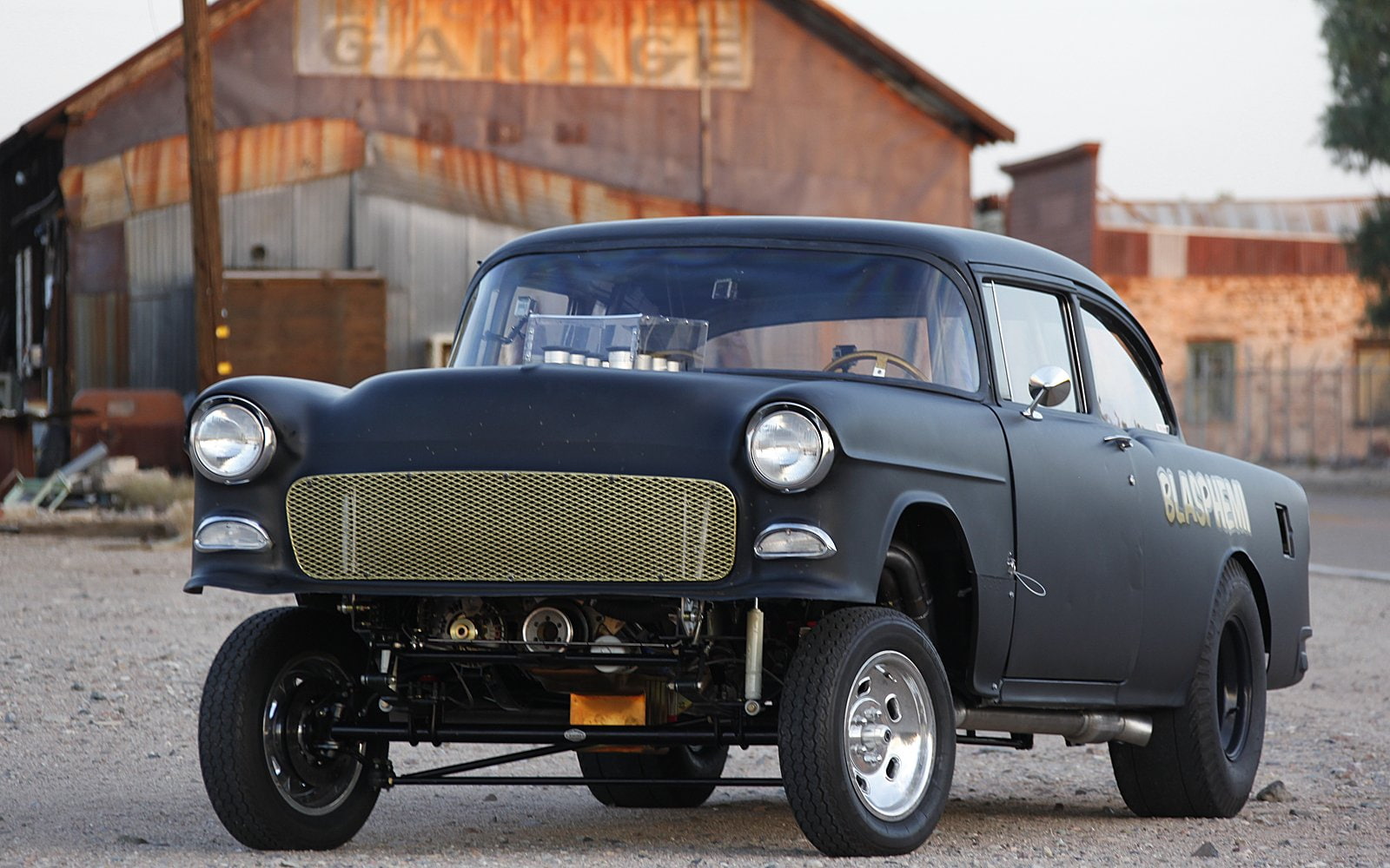 chevy, 720P, blasphemi, bel, gasser, roadkill, air, HD Wallpaper