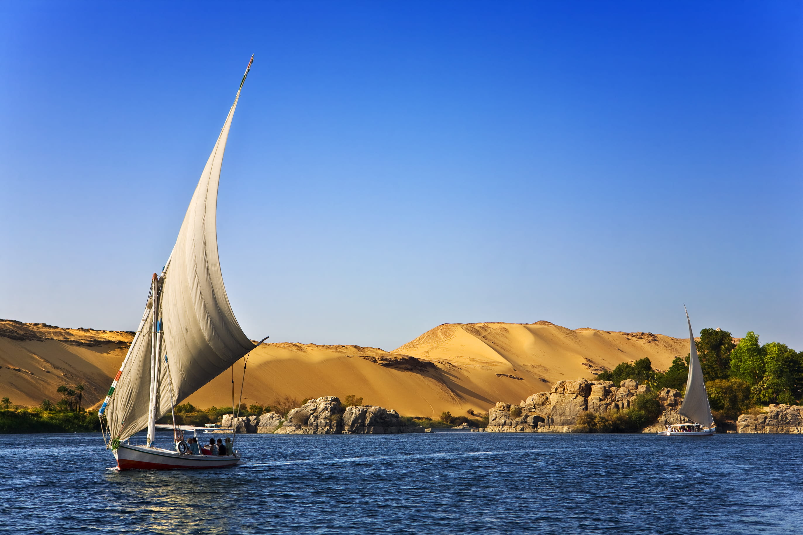 sailing, travel, sailboat, sand dune, tour, architecture, travel destinations, mode of transportation, clear sky, no people, nautical vessel, two, yachting, HD Wallpaper