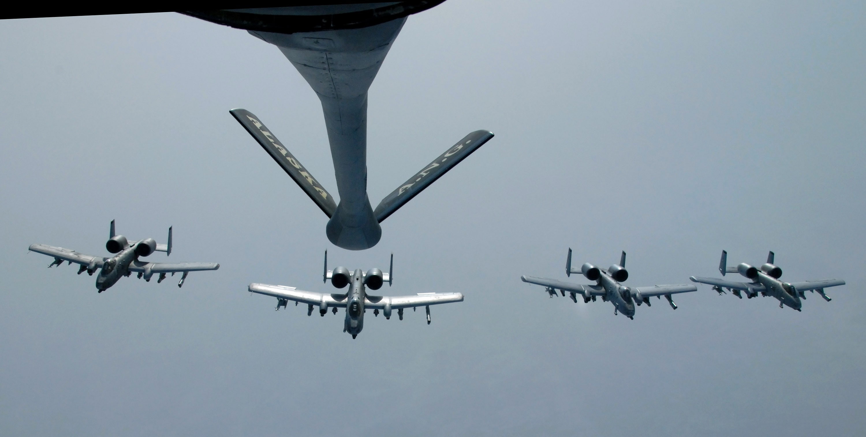 2K, aircraft, Fairchild A, 3000x1515 px, Mid, air refueling, Military Aircraft, HD Wallpaper