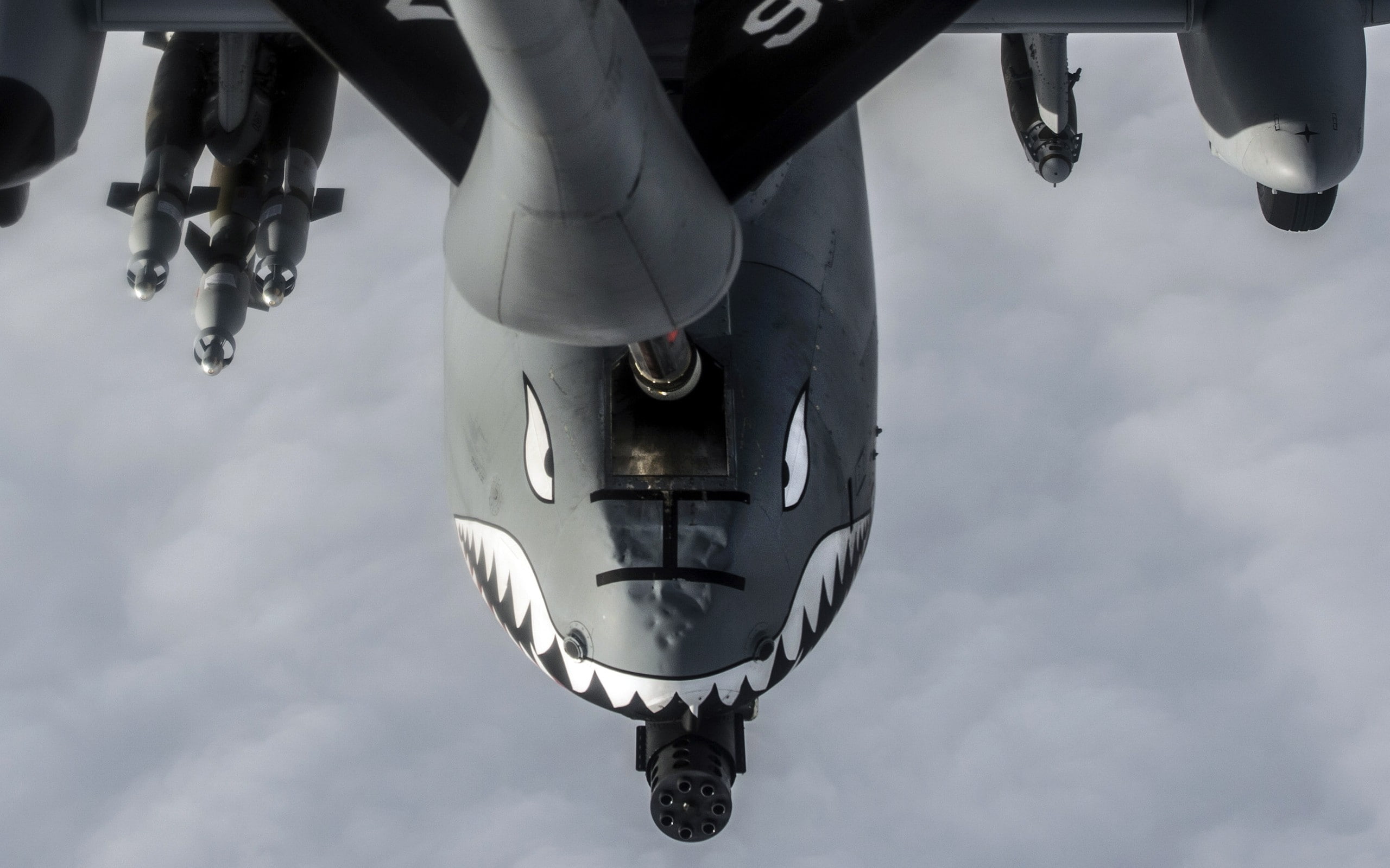 Fairchild A, aircraft, Chain Guns, 2K, 2560x1600 px, Cannons, Mid, Military Aircraft, air refueling, HD Wallpaper