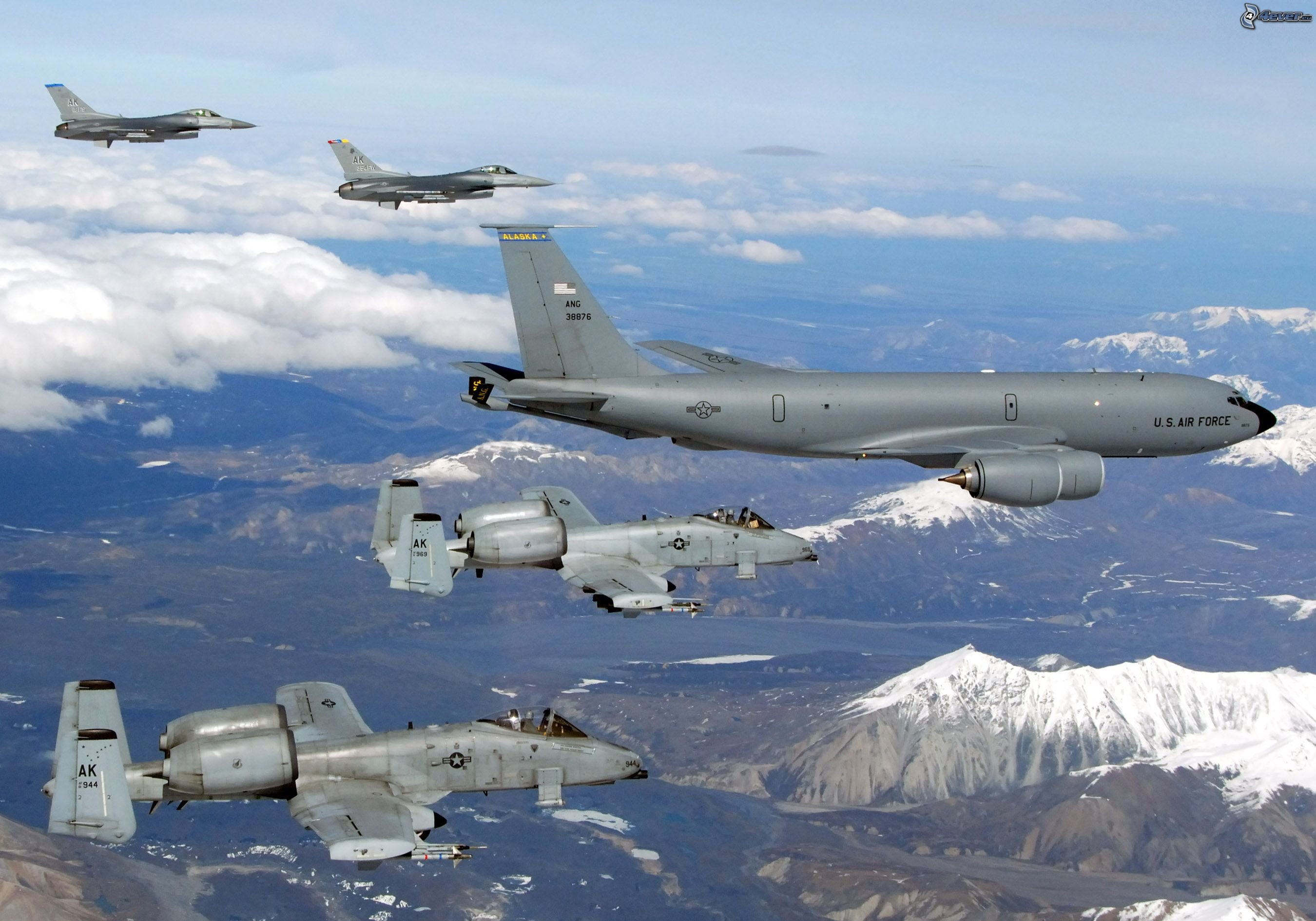 military, 2K, boeing, kc 135, us air force, stratotanker, 1967, aircrafts, HD Wallpaper