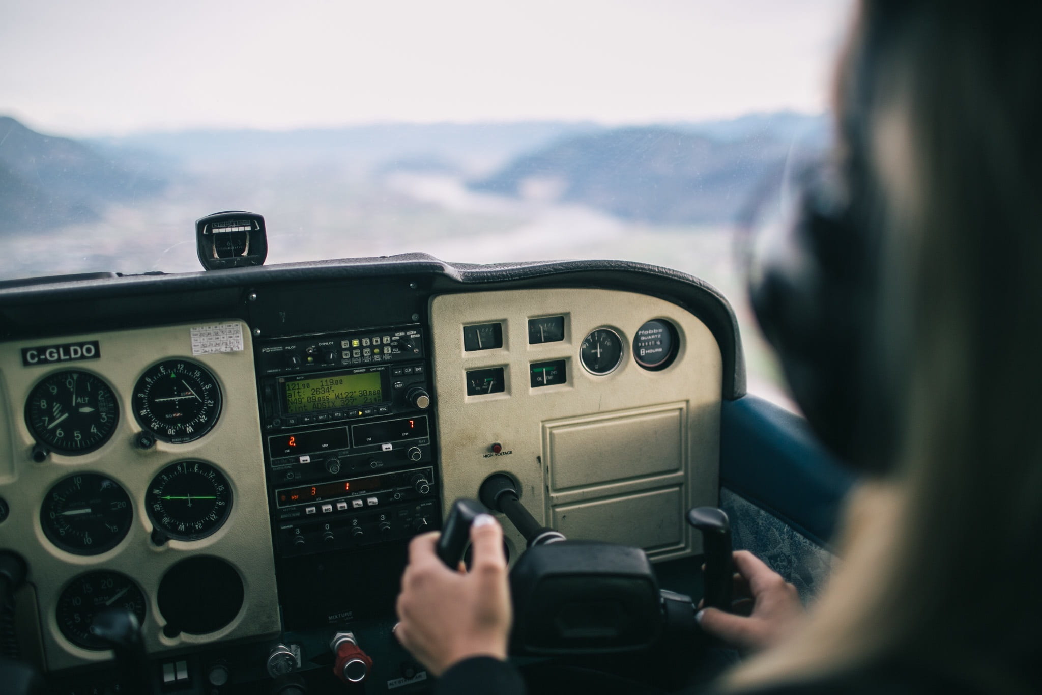 air, instruments, mountain, selective focus, hand, chopper, copter, control panel, equipment, aircraft, control, music, travel, flight, cabin, air vehicle, HD Wallpaper