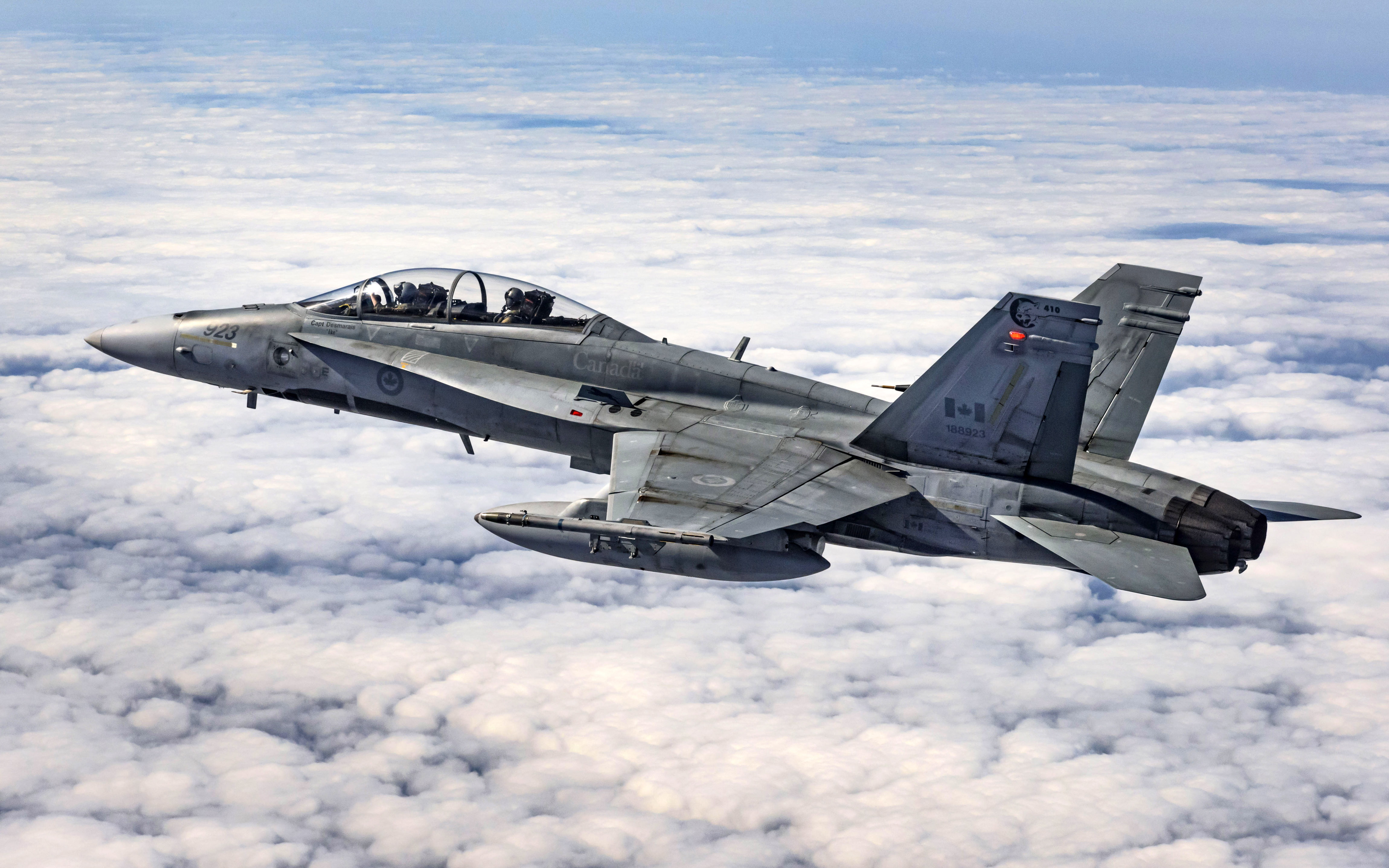 Douglas, aerospace industry, Fighter, motion, k, McDonnell, cf, on the move, side view, Hornet, airplane, air vehicle, nature, flying, plane, navy, outdoors, HD Wallpaper