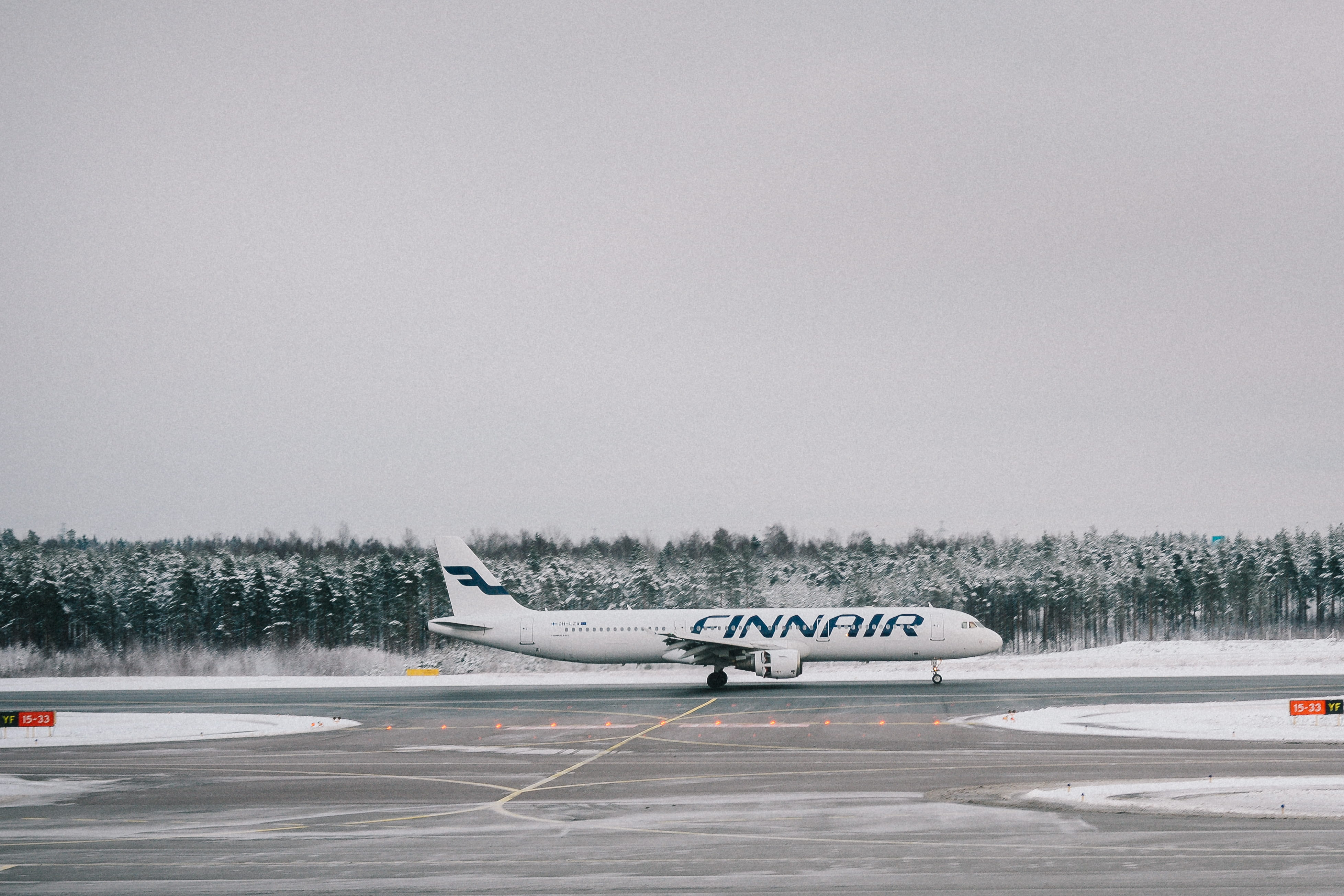 no people, plane, runway, sky, passenger, nature, aerospace industry, 4K, travel, winter, airport, snow, airplane, copy space, text, air vehicle, day, HD Wallpaper