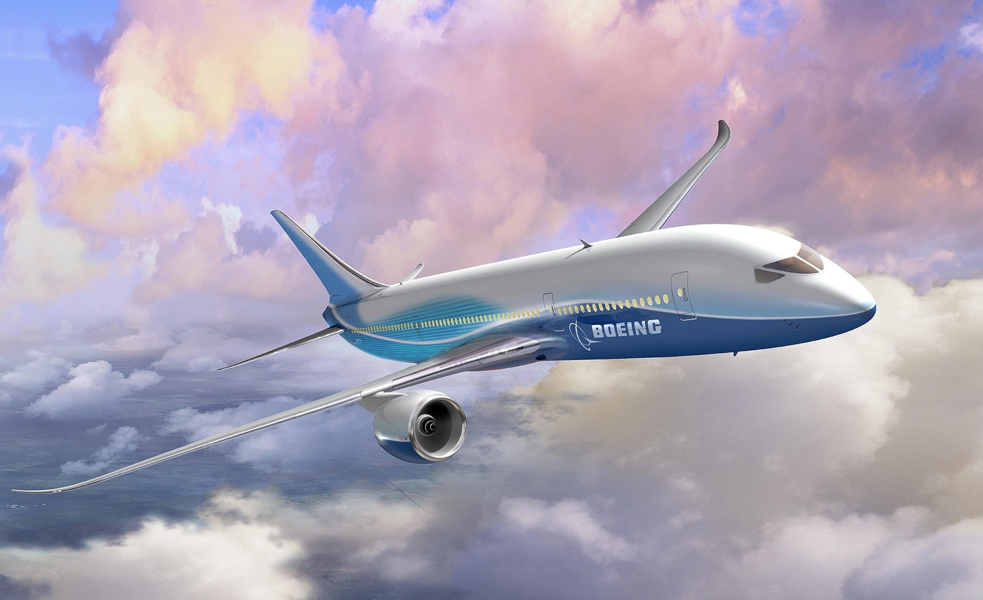 day, transportation, single object, journey, plane, cloud - sky, sky, mode of transportation, blue, smoke - physical structure, mid-air, Dreamliner, Boeing, HD Wallpaper