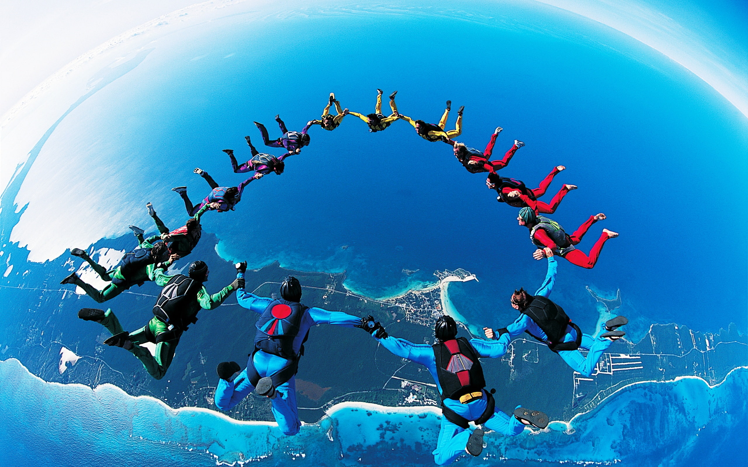 sports, skydiving, hd, 2K, HD Wallpaper