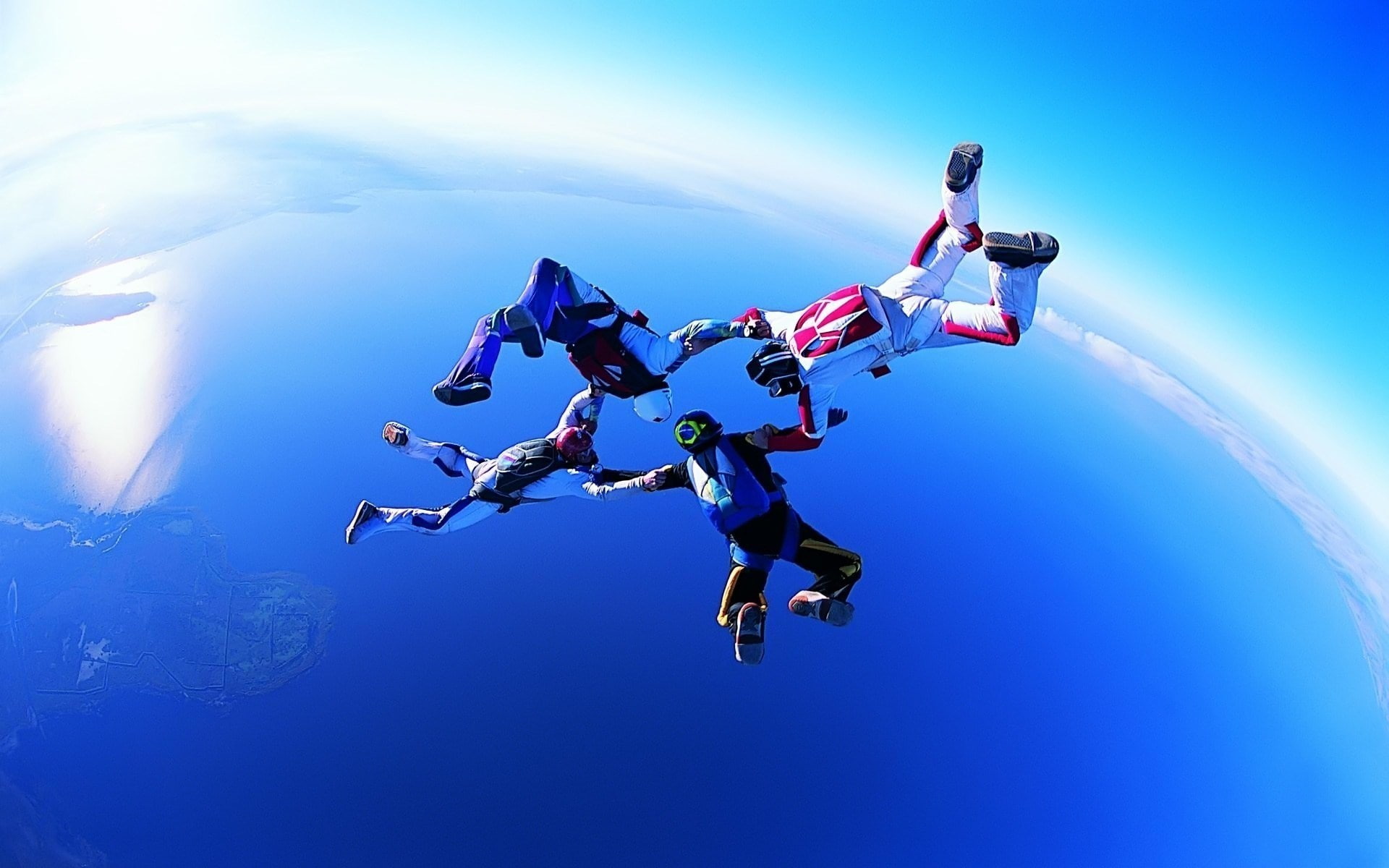 hd, skydiving, sports, 1080P, HD Wallpaper