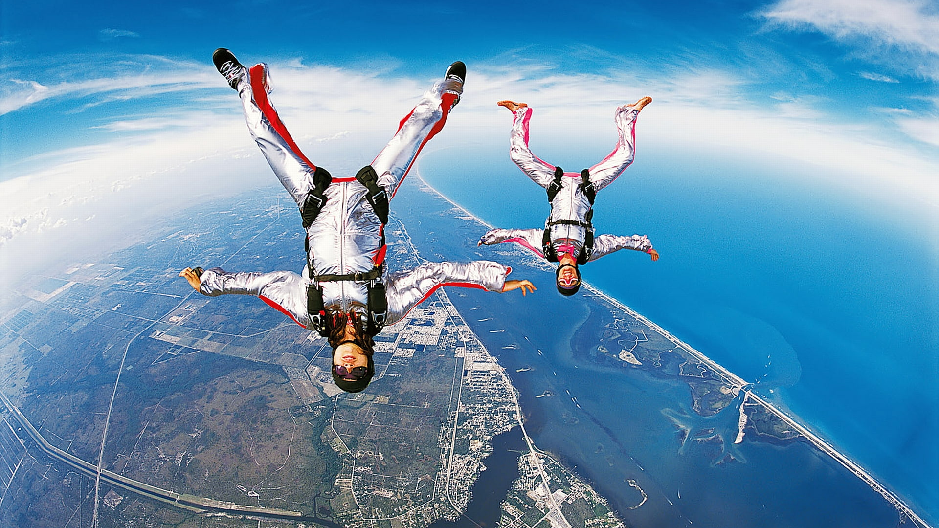 sports, hd, 1080P, skydiving, HD Wallpaper