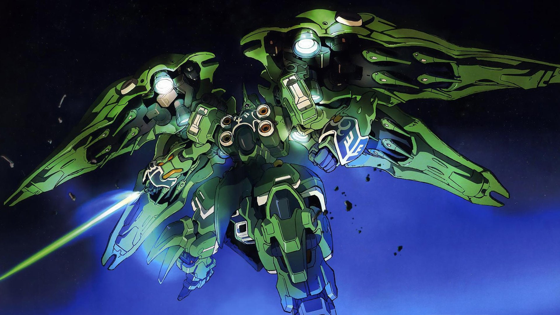 kshatriya, mecha, suit, gundam, nz 666, unicorn, 1080P, mobile, HD Wallpaper