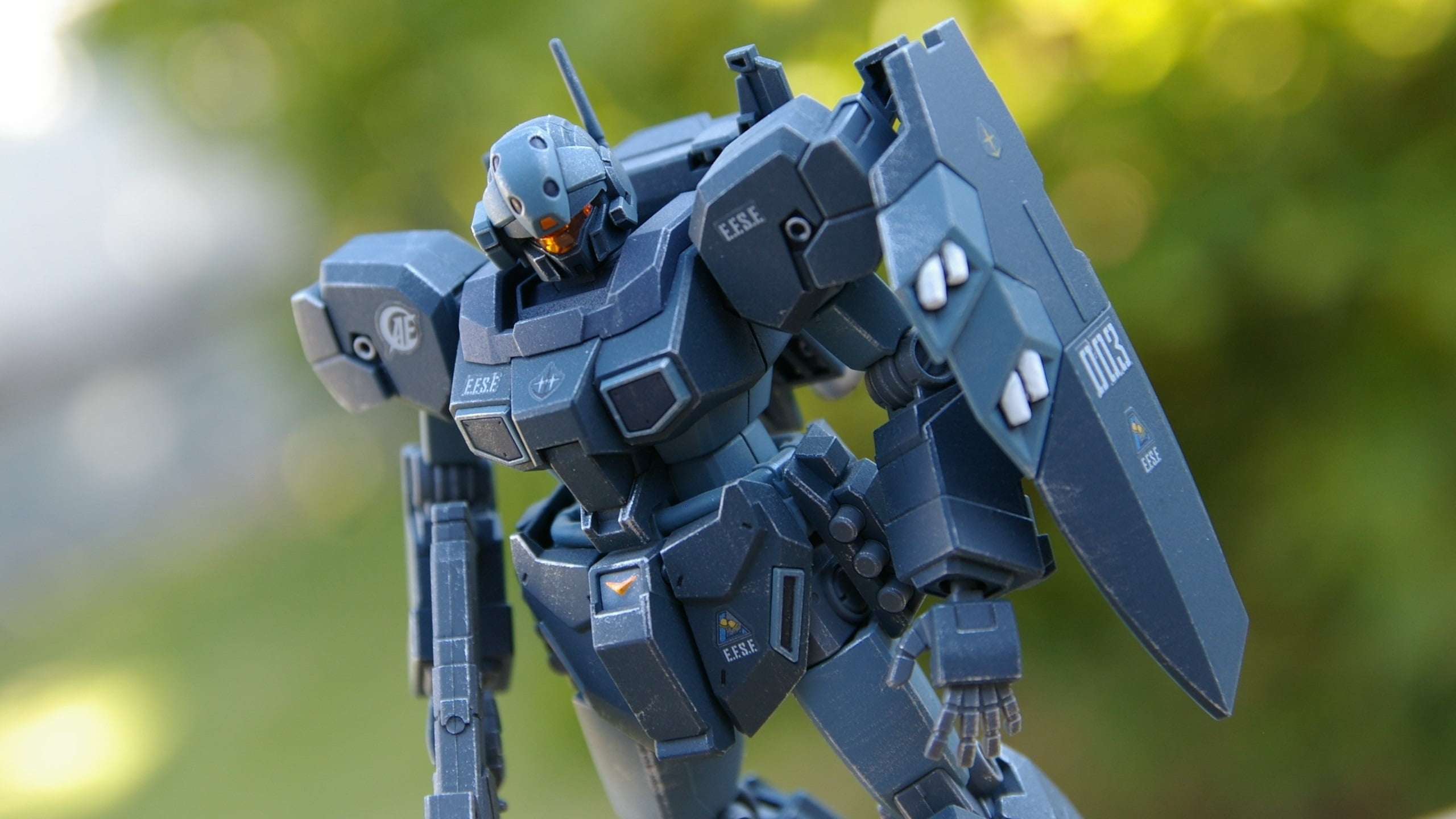 Mobile Suit Gundam Unicorn, science fiction, toys, mech, macro, 2K, Gundam, action figures, Gunpla, photography, bokeh, robot, HD Wallpaper