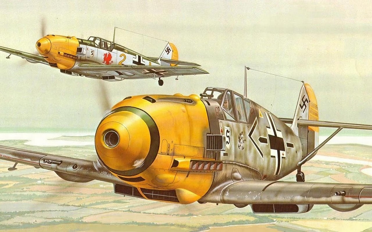 Messerschmitt Bf 109, Military Aircrafts, 720P, HD Wallpaper
