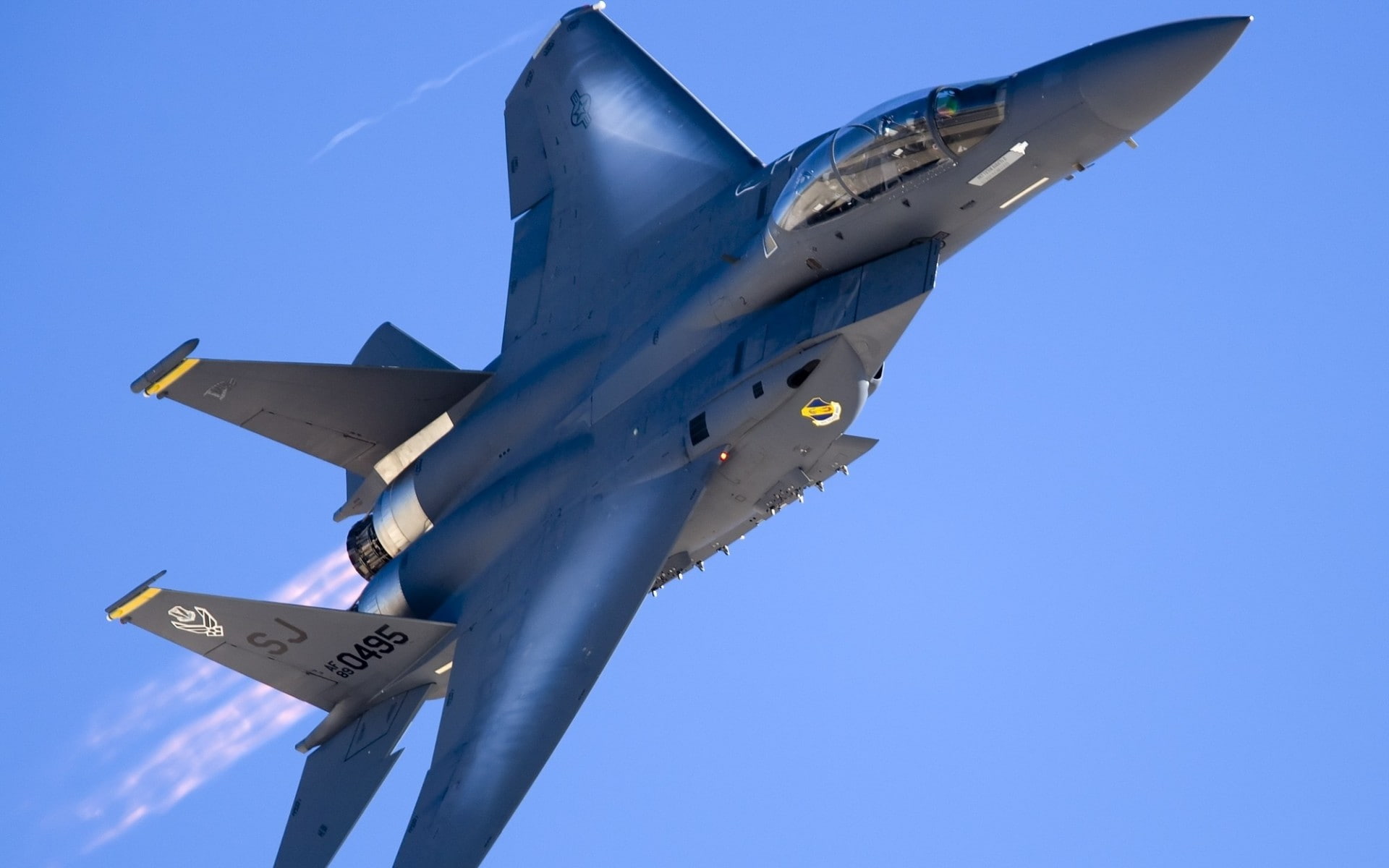 military aircraft, military, 1080P, aircraft, F-15 Eagle, HD Wallpaper