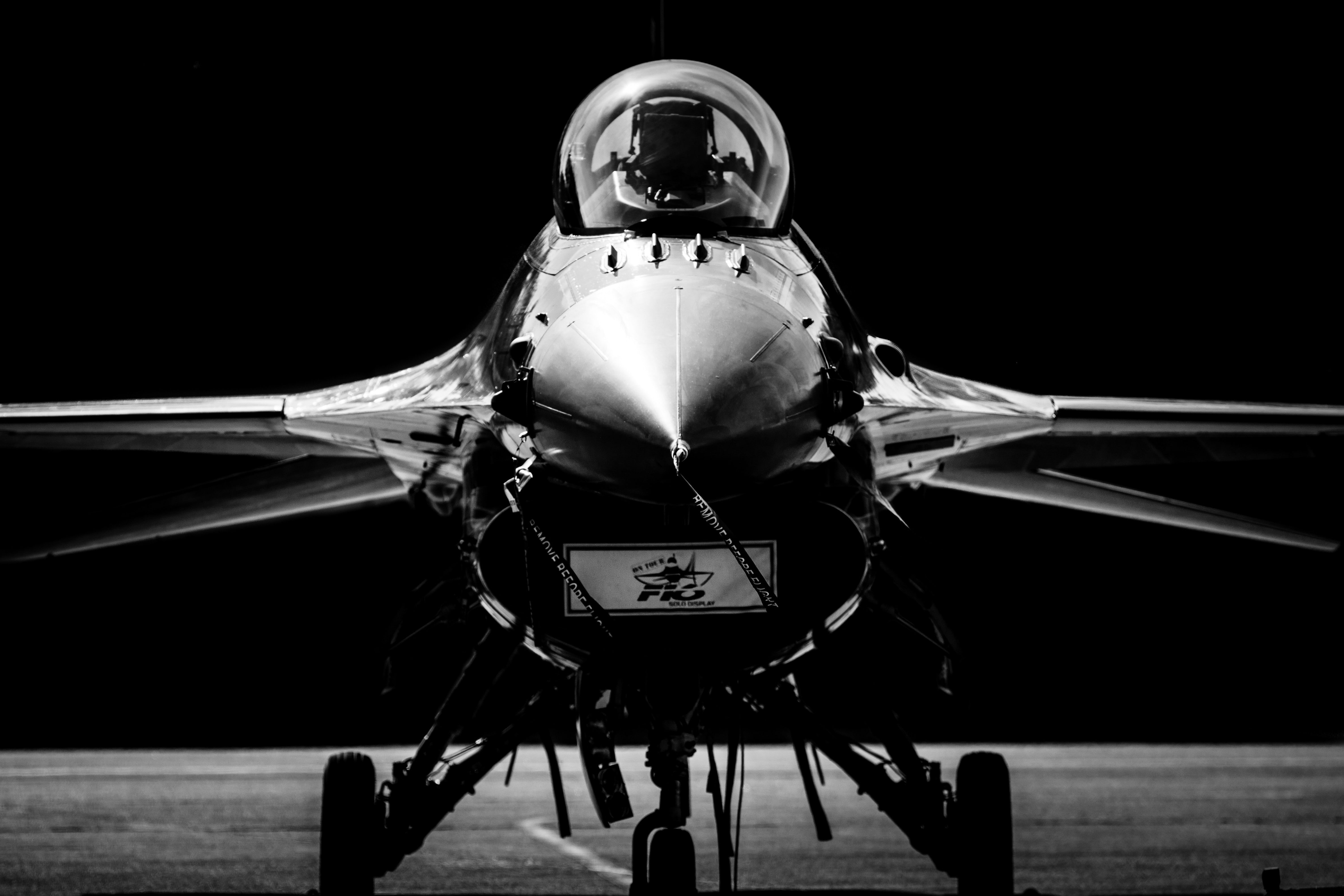 General Dynamics F-16 Fighting Falcon, airplane, airshows, military, 4K, HD Wallpaper