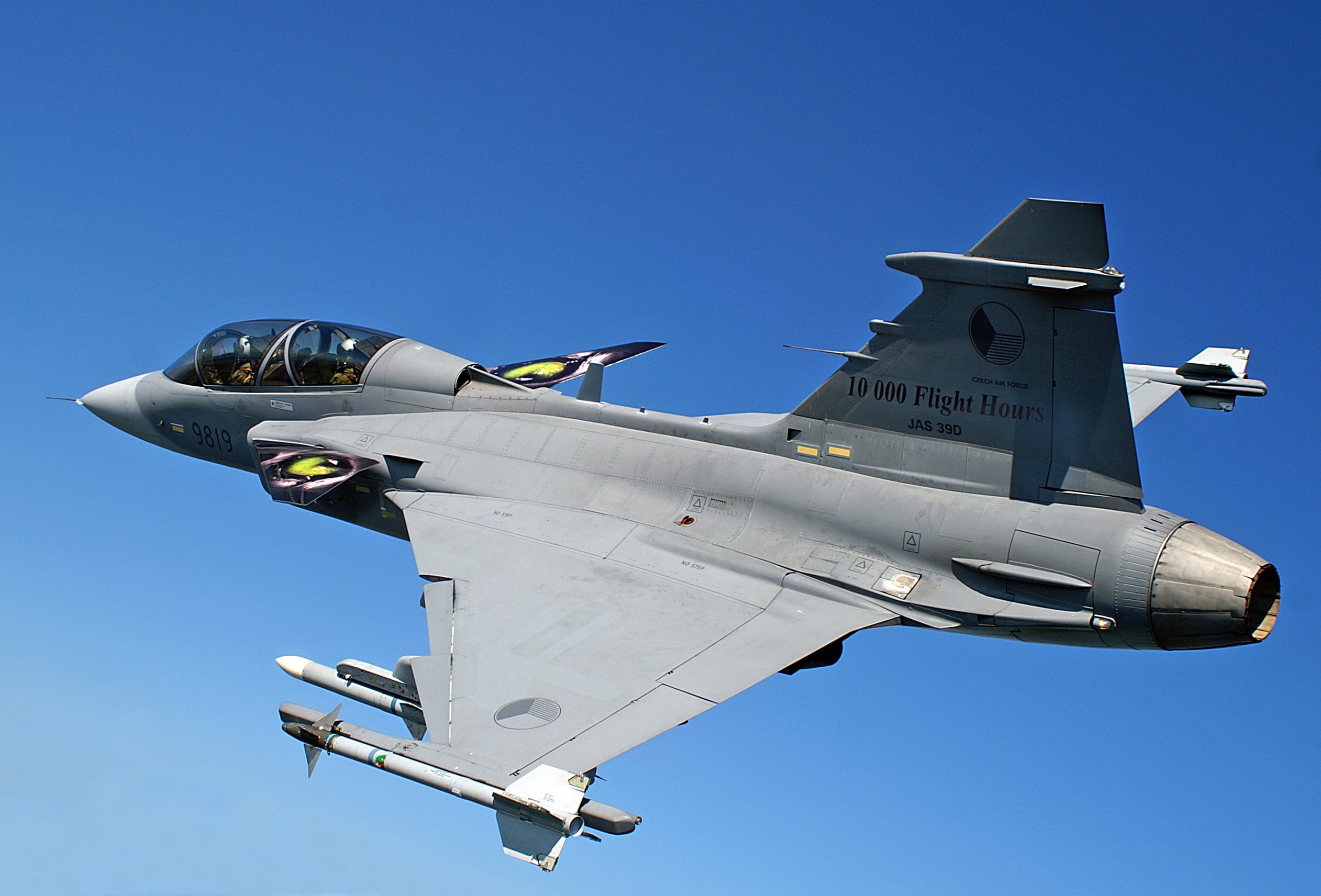 government, outdoors, aerospace industry, warplanes, mode of transportation, transportation, airplane, blue, military airplane, 1080P, Czech Air Force, HD Wallpaper