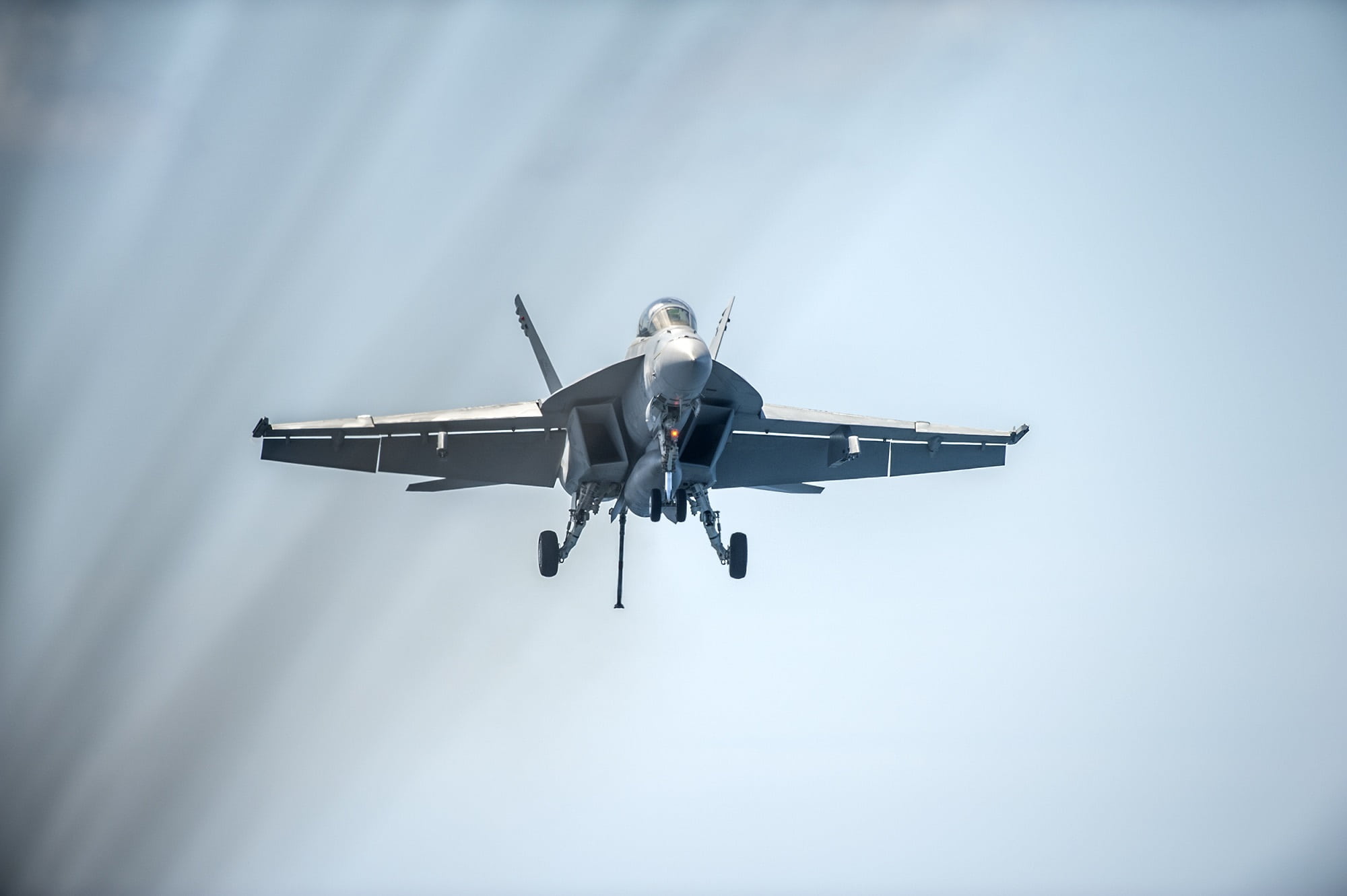 aggression, flying, usa, army, fighter, no people, government, mid-air, day, military, super hornet, navy, transportation, blue, white, defense, motion, HD Wallpaper
