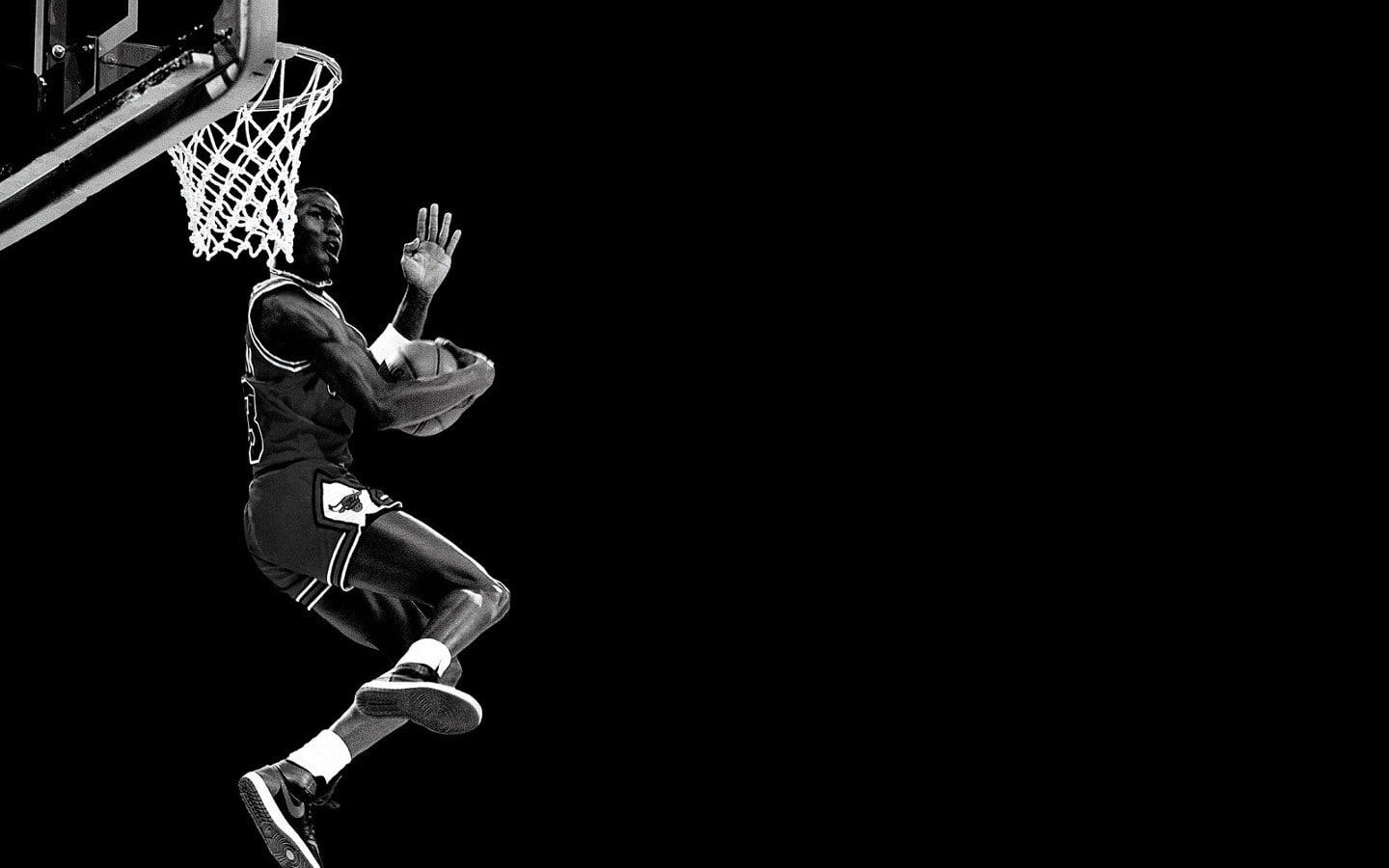 sport, one person, jumping, lifestyles, strength, skill, black background, healthy lifestyle, copy space, adult, mid-air, motion, effort, indoors, young adult, HD Wallpaper