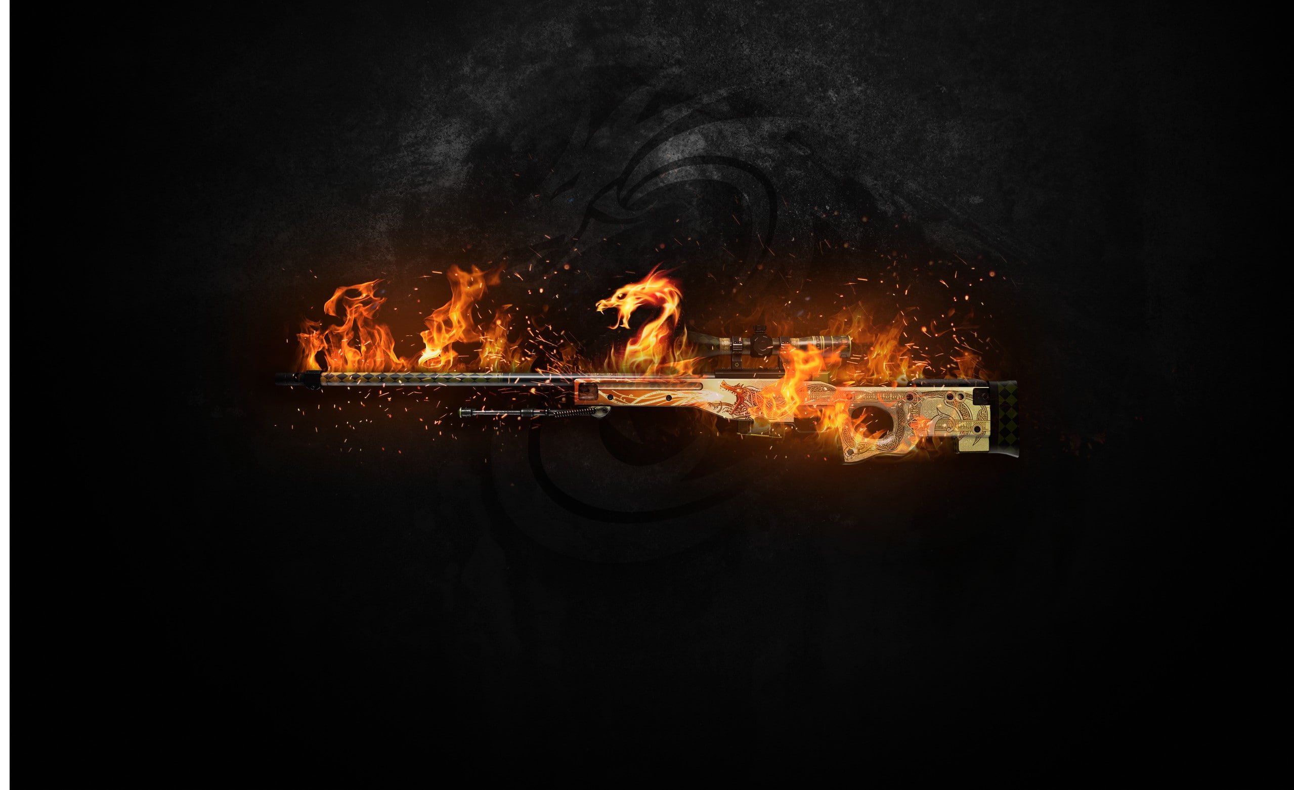 Strike: Global Offensive, Counter, 1080P, Dragon Lore, HD Wallpaper
