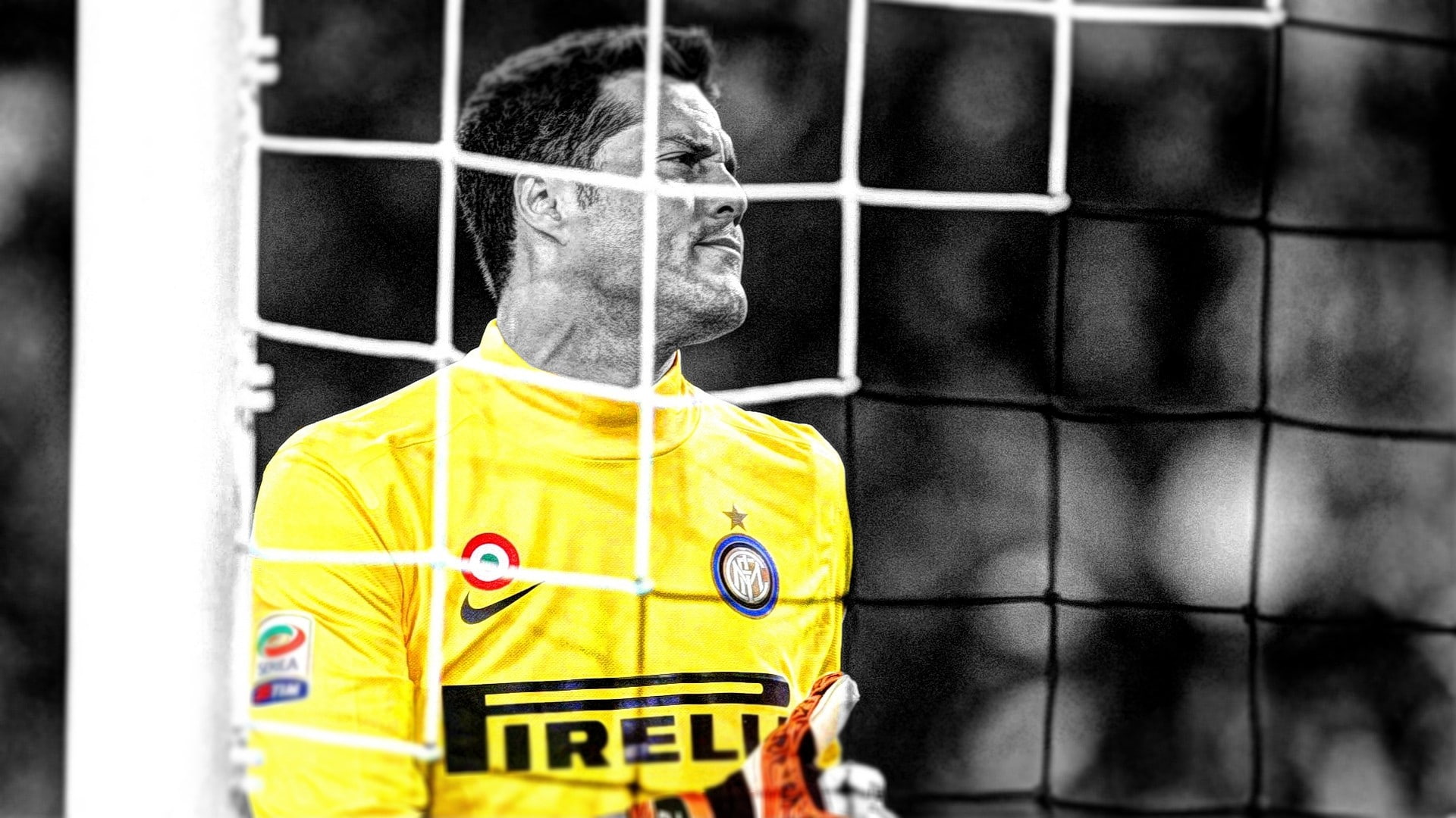 milano, photography, hdr, goalkeeper, julio, f c, cesar, internazionale, 1080P, soccer, HD Wallpaper