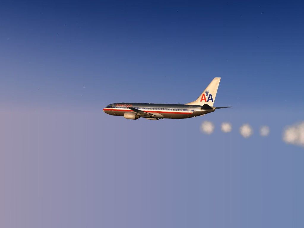 commercial, 480P, art, Airliner, aa, boeing, hd, Airplane, aircraft, HD Wallpaper