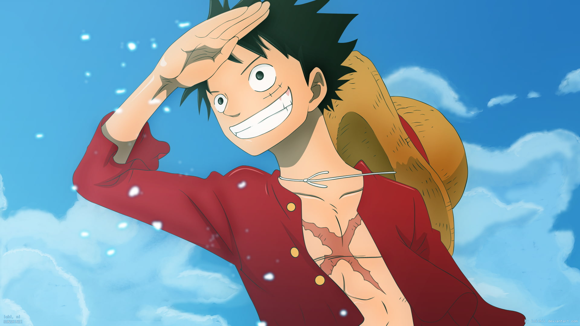 1080P, One Piece, Monkey D. Luffy, HD Wallpaper
