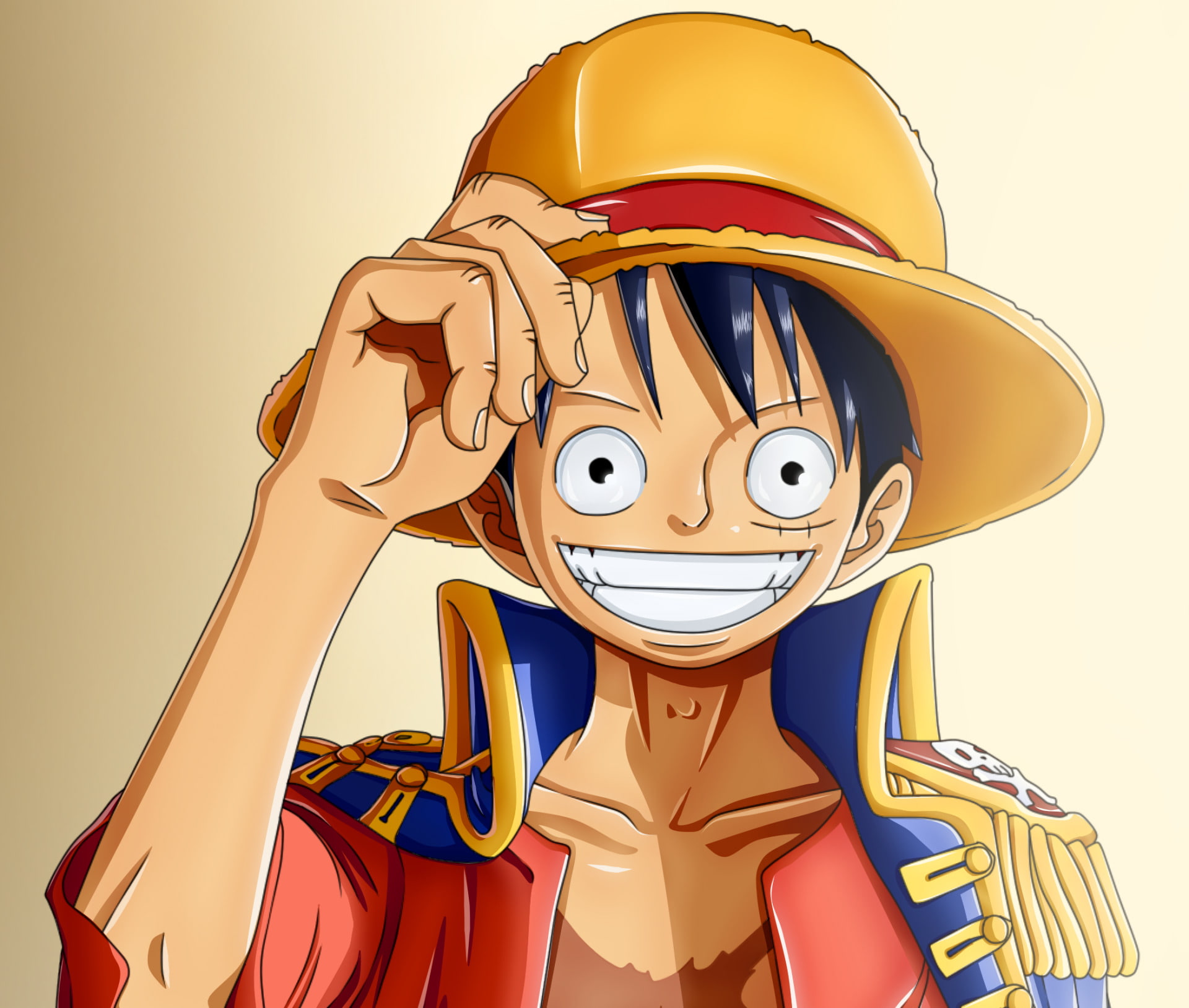 Anime, Monkey D. Luffy, One Piece, 1080P, HD Wallpaper