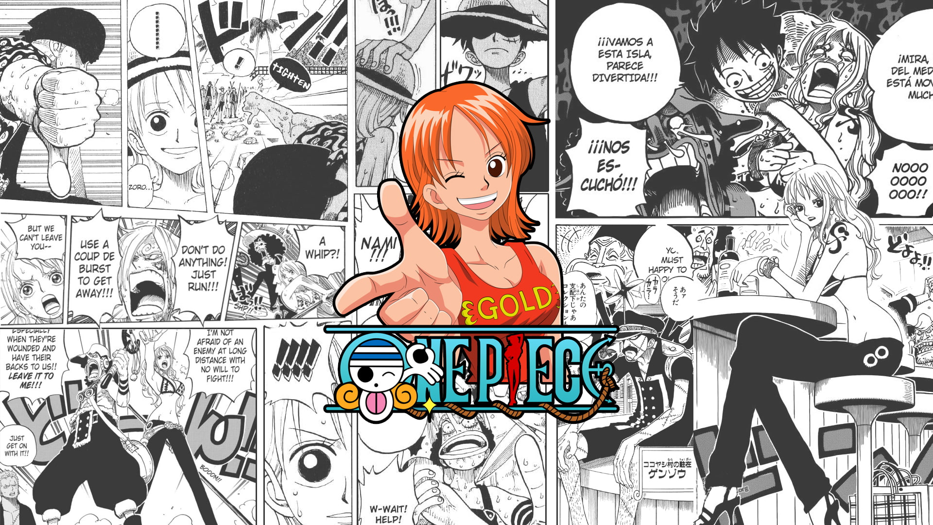 One Piece, 1080P, anime, HD Wallpaper