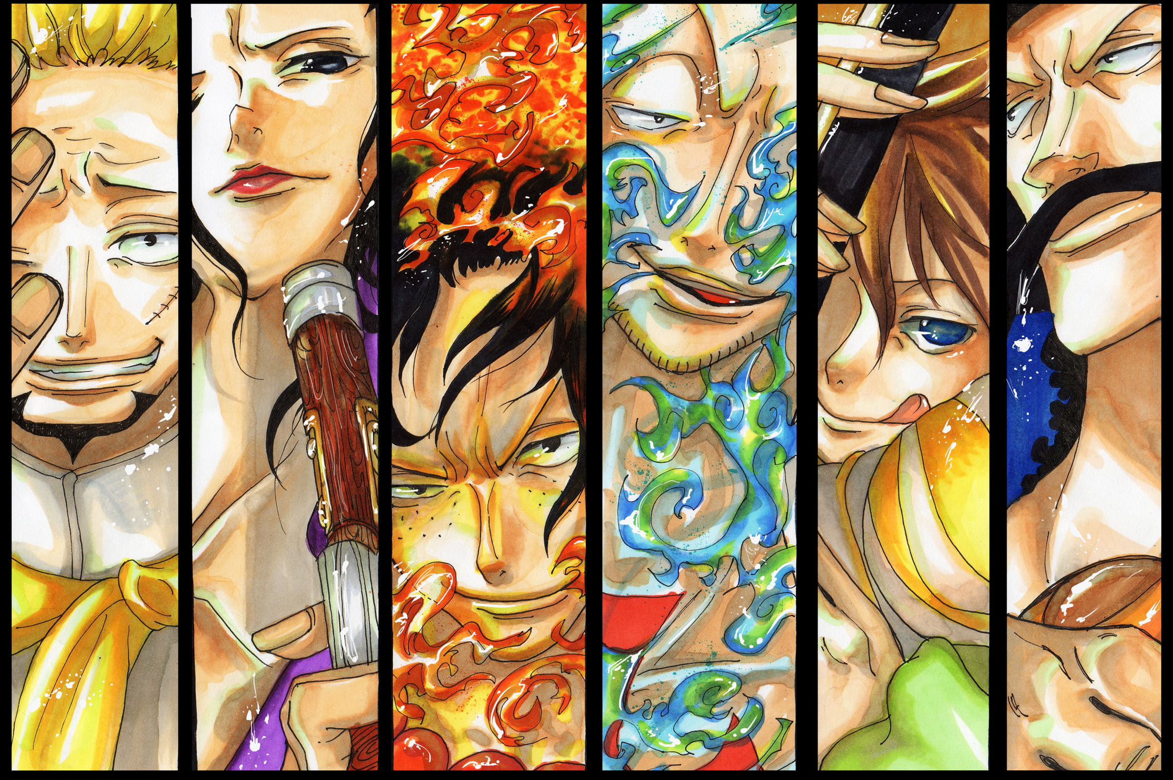 pirates, piece, 1080P, whitebeard, HD Wallpaper