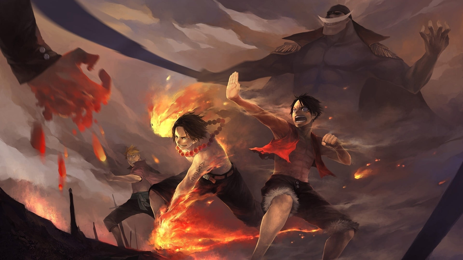 orange color, lifestyles, Edward Newgate, burning, young adult, leisure activity, flame, human arm, one, nature, Monkey D. Luffy, piece, Portgas D. Ace, HD Wallpaper