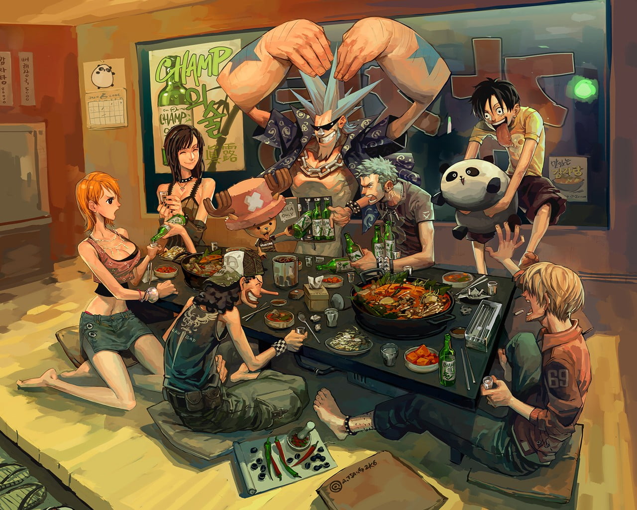 Monkey D. Luffy, group, Nami, males, Nico Robin, strawhat pirates, group of people, Usopp, real people, Straw Hat Pirates, one, Sanji, adult, anime boys, HD Wallpaper
