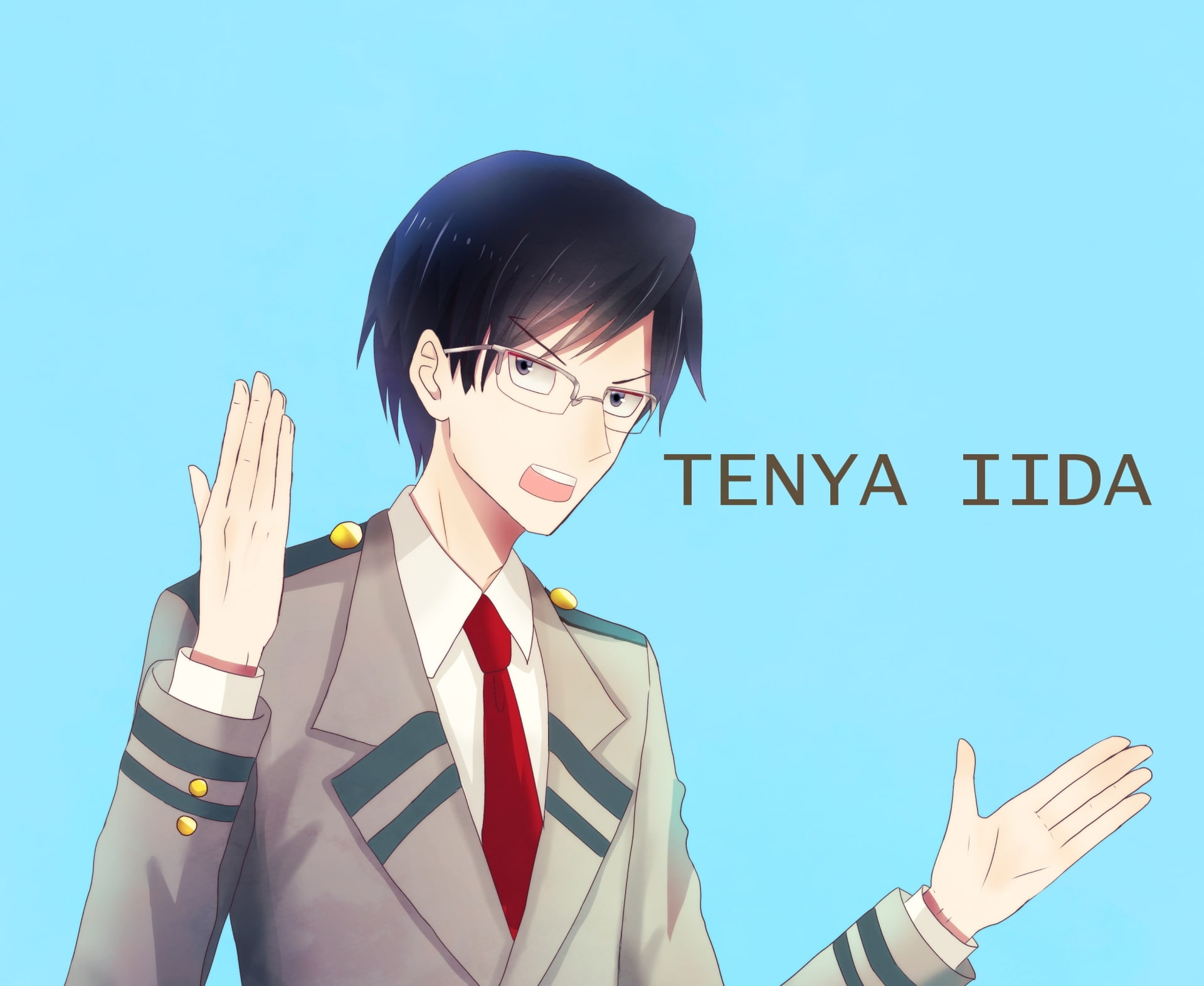 1080P, Tenya Iida, Anime, My Hero Academia, HD Wallpaper