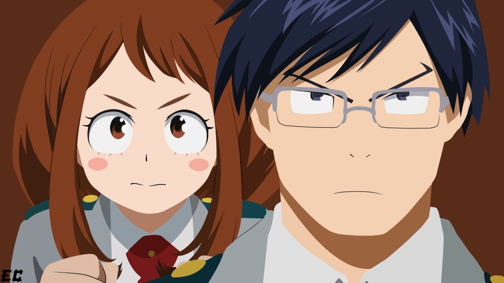 Ochaco Uraraka, 1080P, Tenya Iida, Anime, My Hero Academia, HD Wallpaper