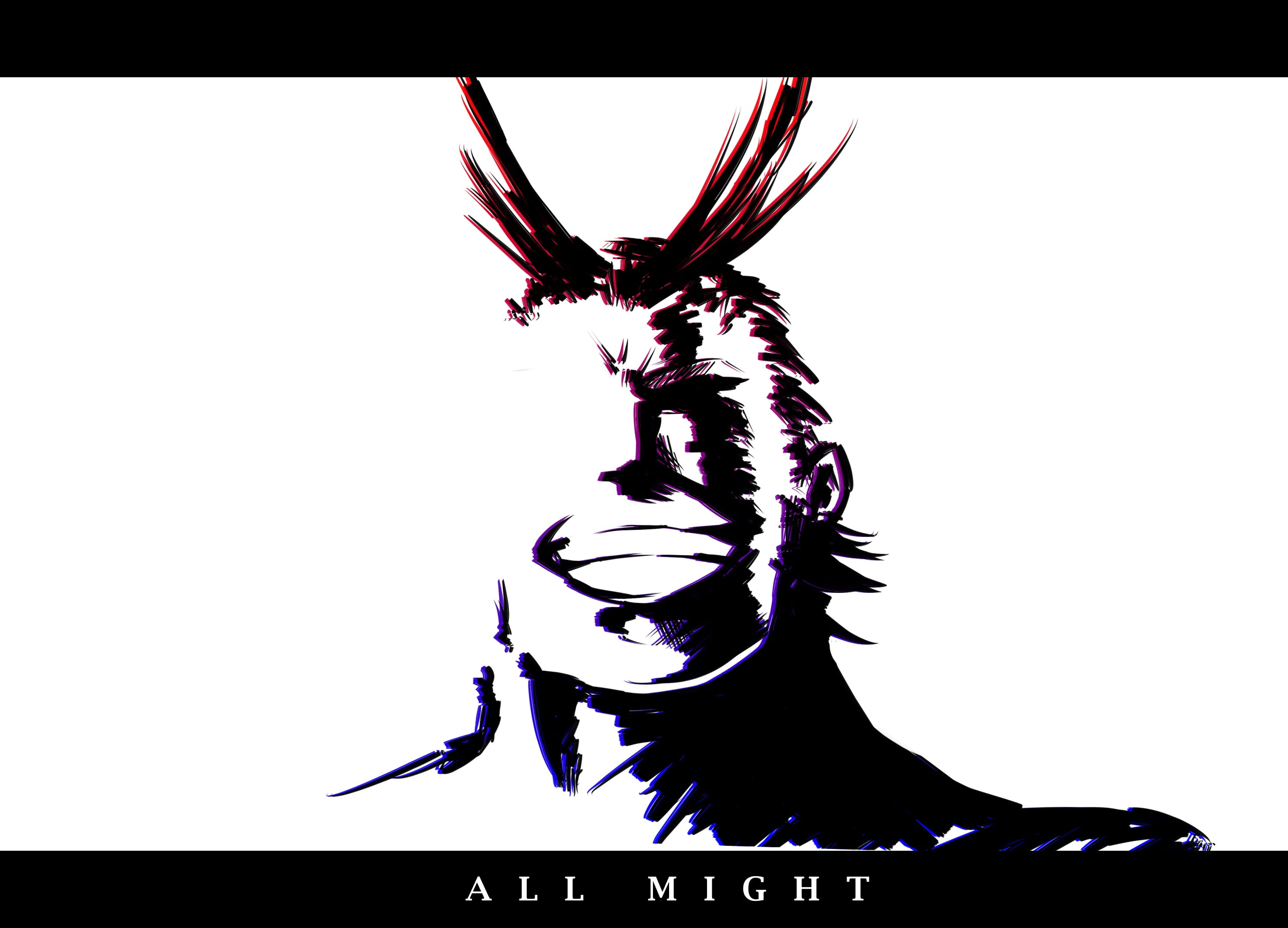 All Might, Toshinori Yagi, Anime, 2K, My Hero Academia, HD Wallpaper