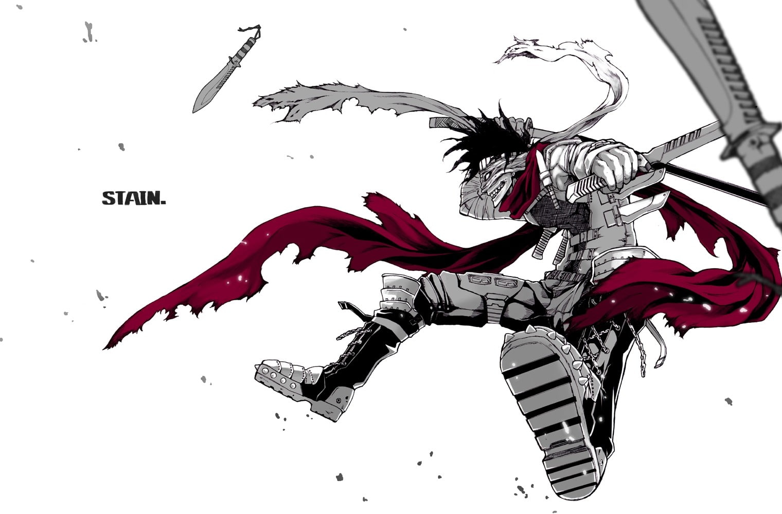 Chizome Akaguro, Boku No Hero Academia, Hero Killer Stain, 720P, HD Wallpaper