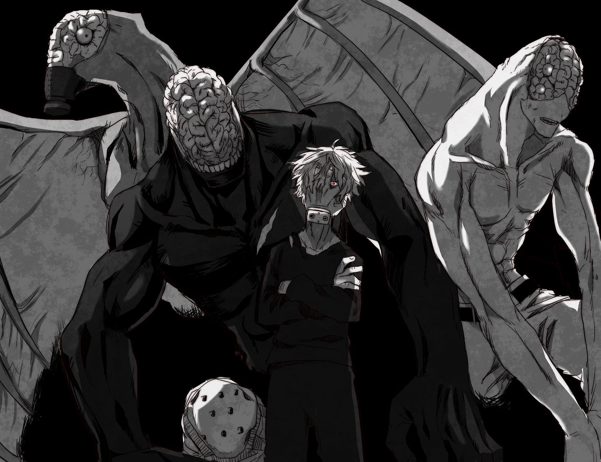 Tomura Shigaraki, Anime, 1080P, My Hero Academia, Noumu (Boku No Hero Academia), HD Wallpaper