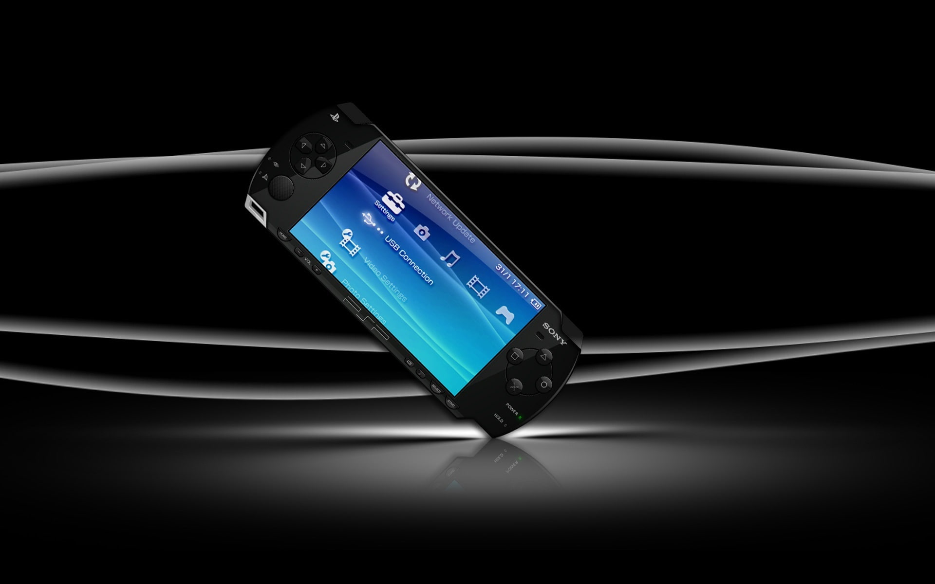 psp, 1080P, black, sony, HD Wallpaper