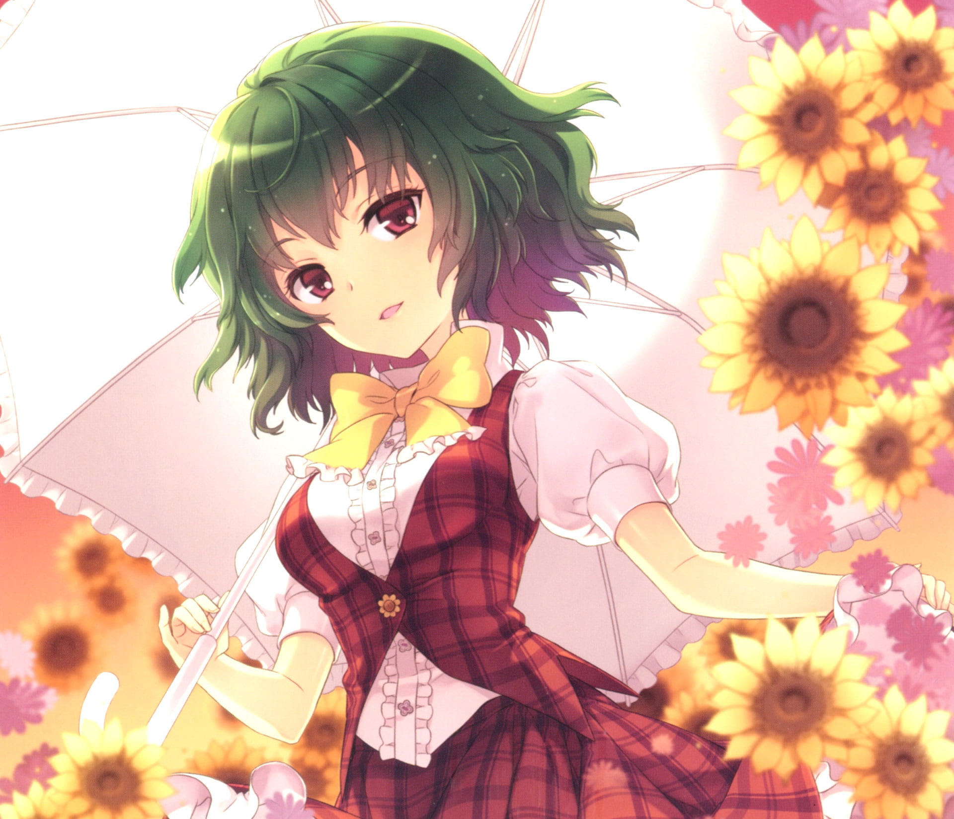 Yuuka Kazami, Anime, 1080P, Touhou, HD Wallpaper