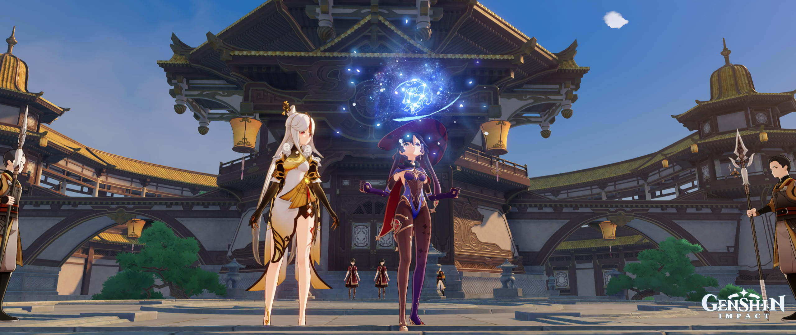 Genshin Impact, Mona (Genshin Impact), 2K, Ningguang (Genshin Impact), HD Wallpaper