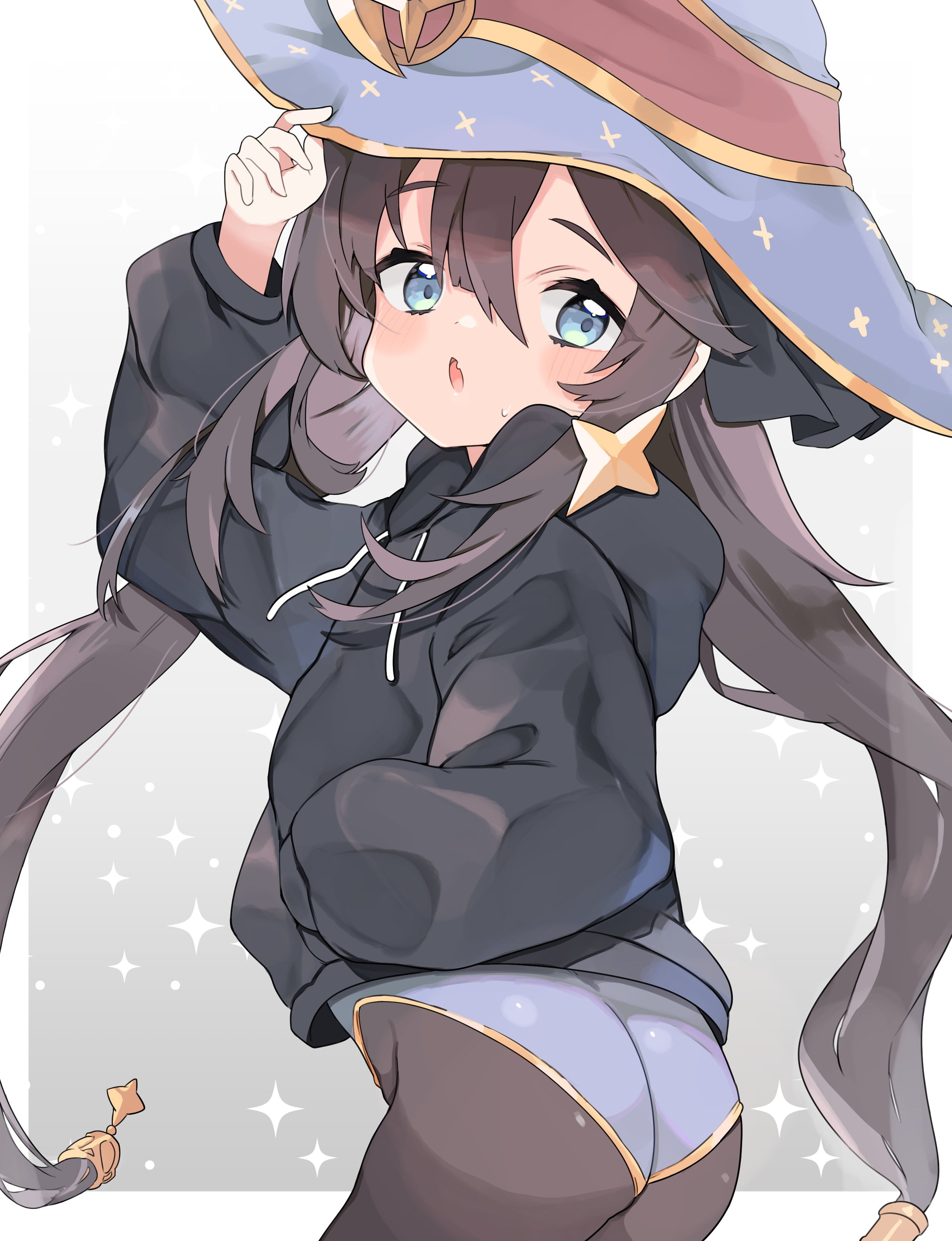 Genshin Impact, anime girls, Mona (Genshin Impact), 2K, loli, Phone HD Wallpaper