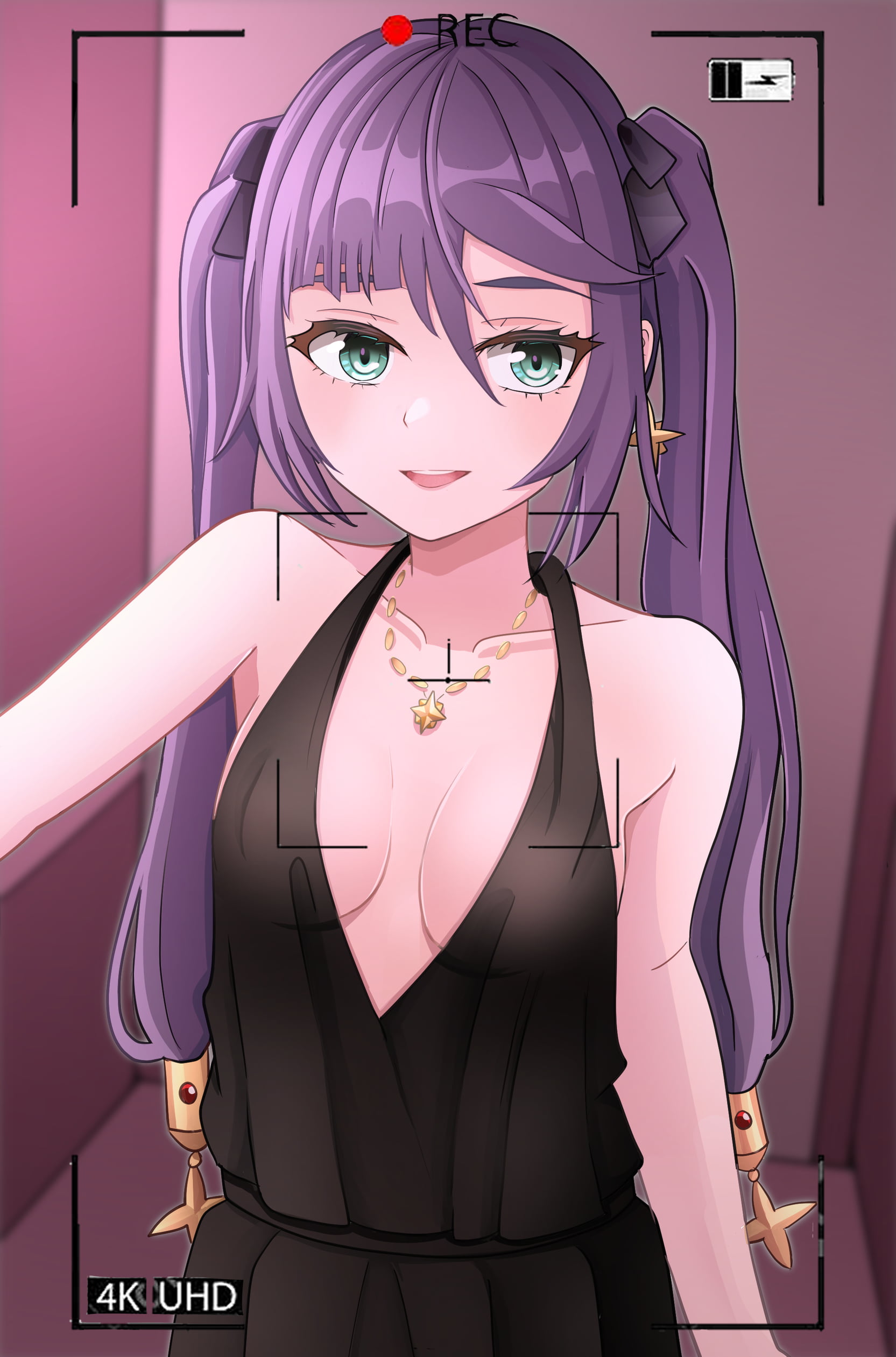 Mona (Genshin Impact), 1080P, Genshin Impact, anime girls, Phone HD Wallpaper
