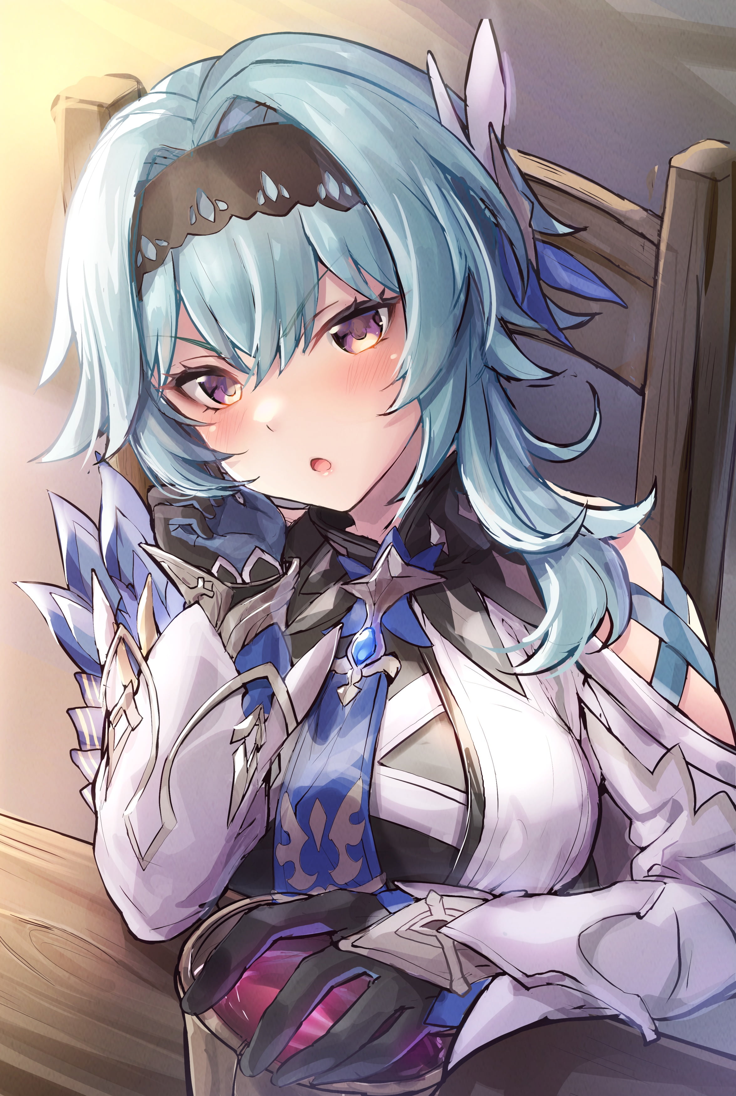 Genshin Impact, Eula(Genshin impact), anime girls, 2K, Phone HD Wallpaper